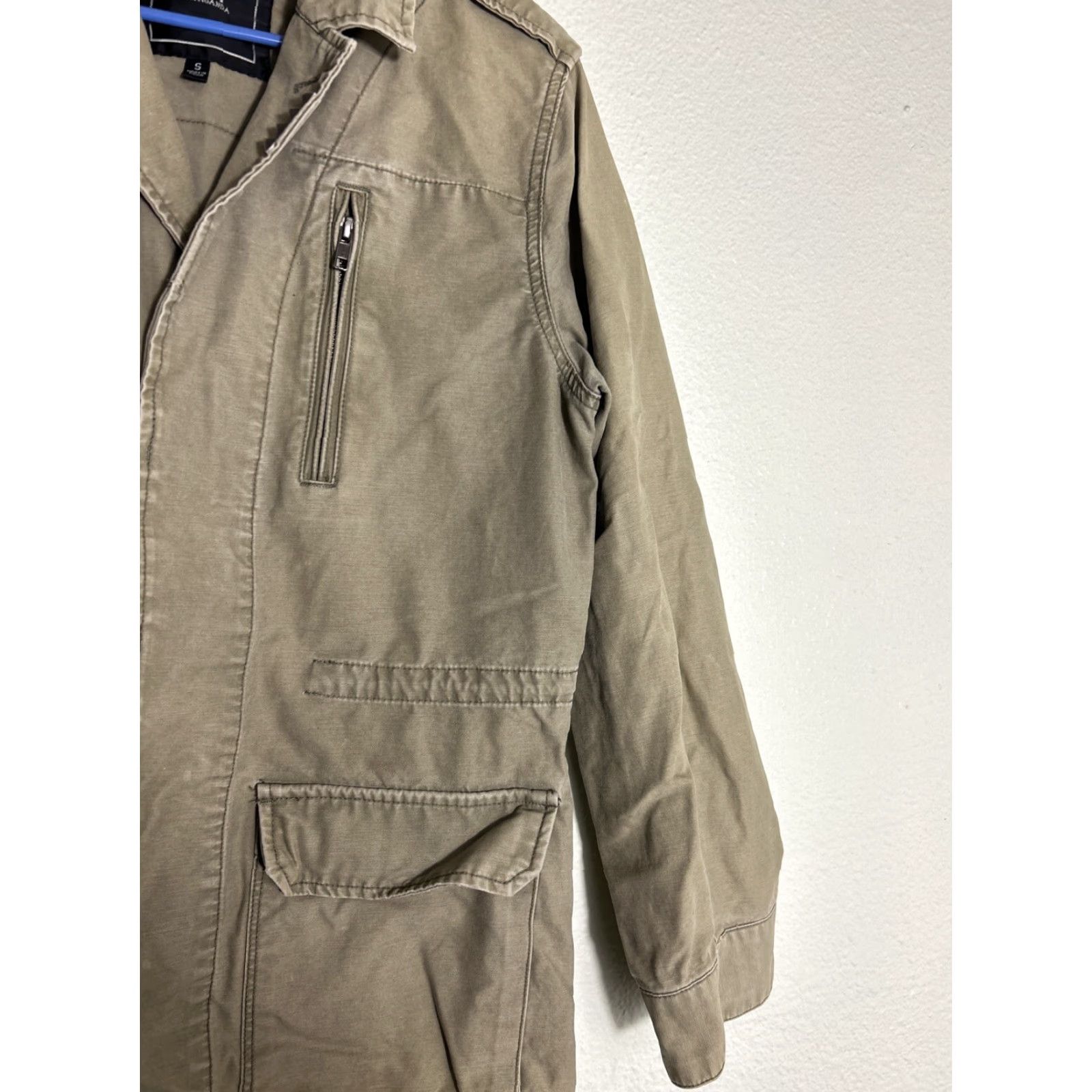Obey VINTAGE Obey Womens Small Army Green Field Jacket Pocket Buttons Cinched Size S / US 4 / IT 40 - 4 Thumbnail