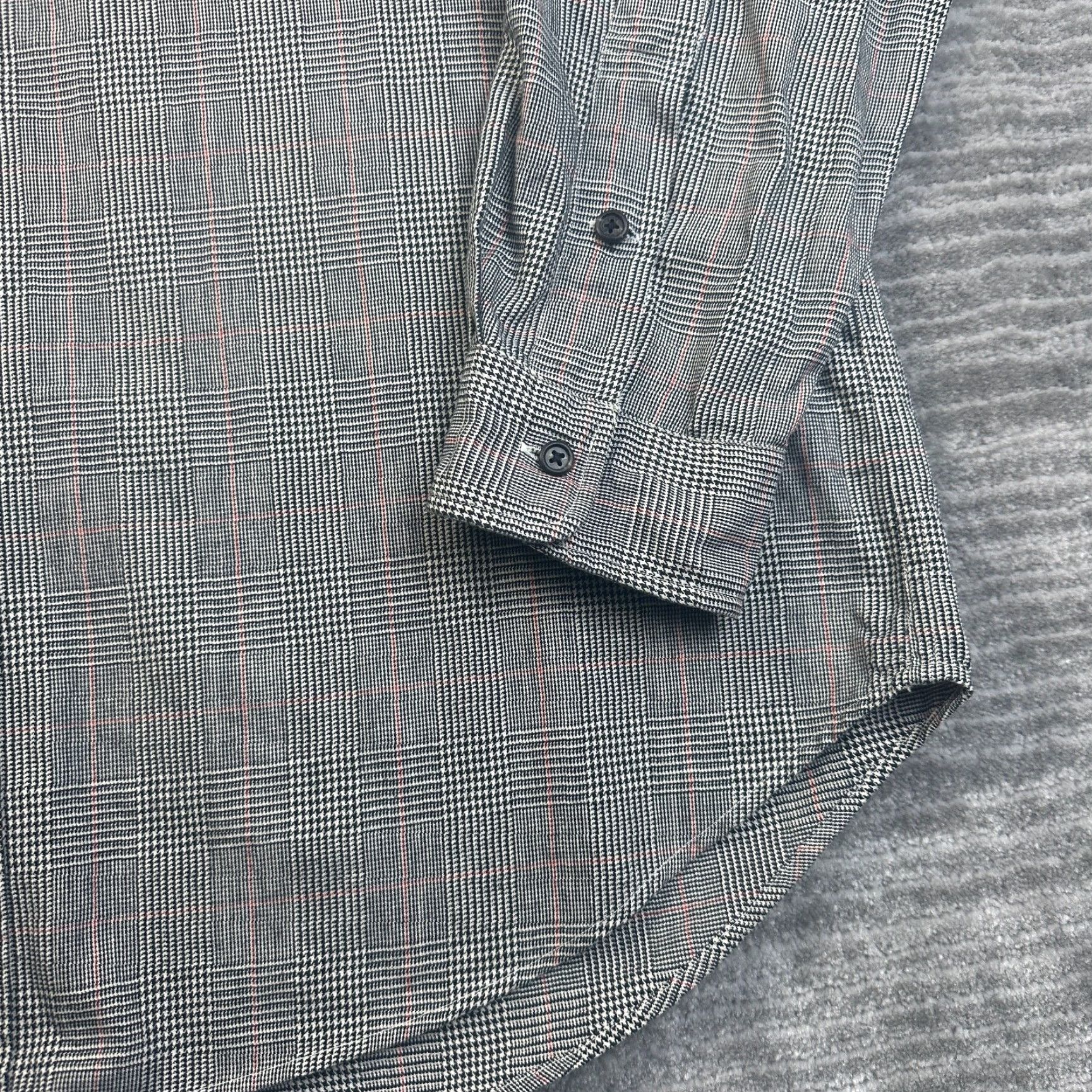 Polo Ralph Lauren VINTAGE Polo Ralph Lauren Polo Shirt Mens XL Gray Plaid Button Up Gardner Casual Size US XL / EU 56 / 4 - 6 Thumbnail
