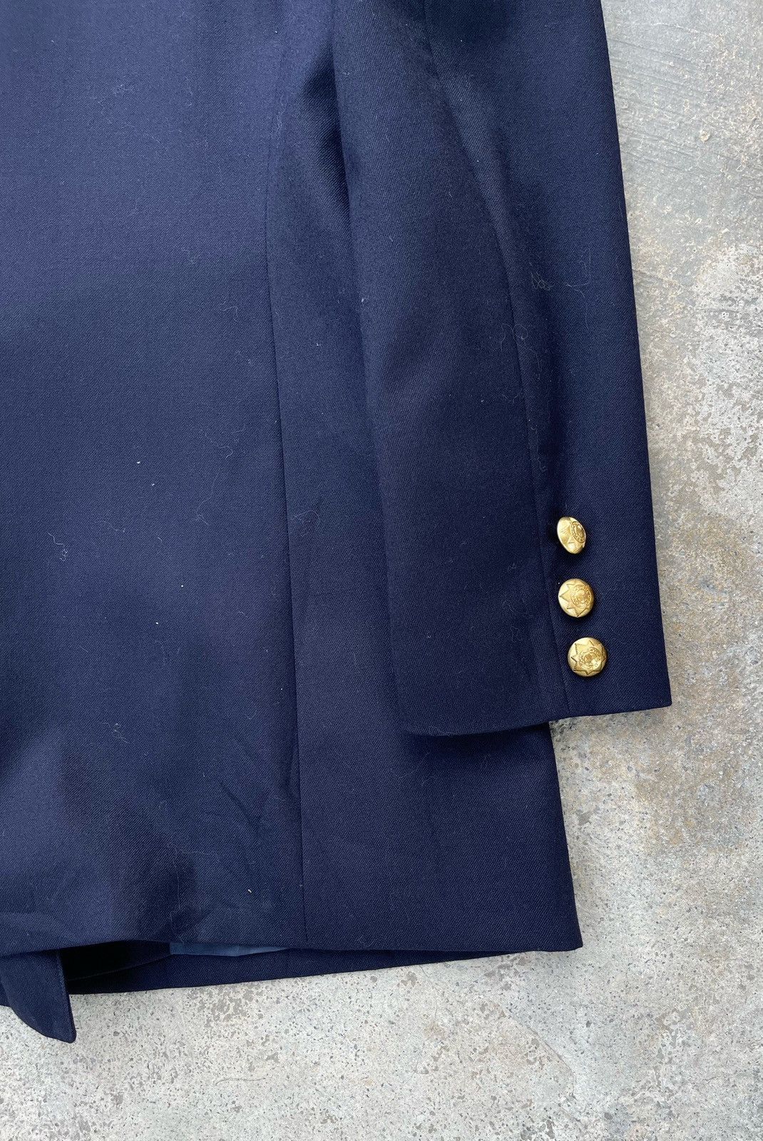 Designer × Renoma Renoma Paris Double Breasted Gold Button Blazer Size US S / EU 44-46 / 1 - 8 Thumbnail