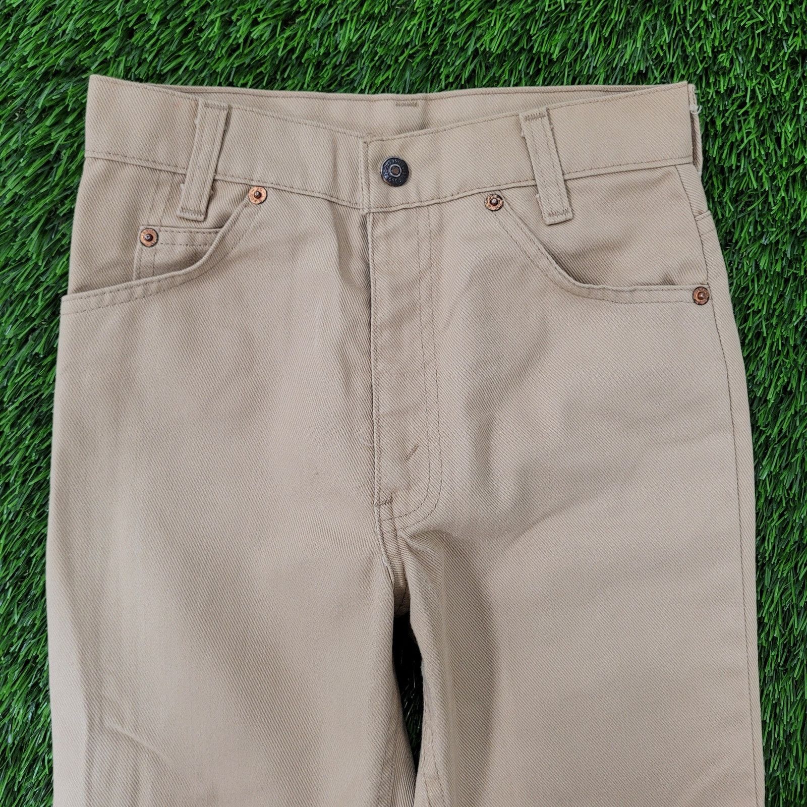 Levi's VTG LEVIS El-Reforzado Bell Bottoms Pants Womens 00 Talon Size 24" / US 00 / IT 34 - 2 Thumbnail