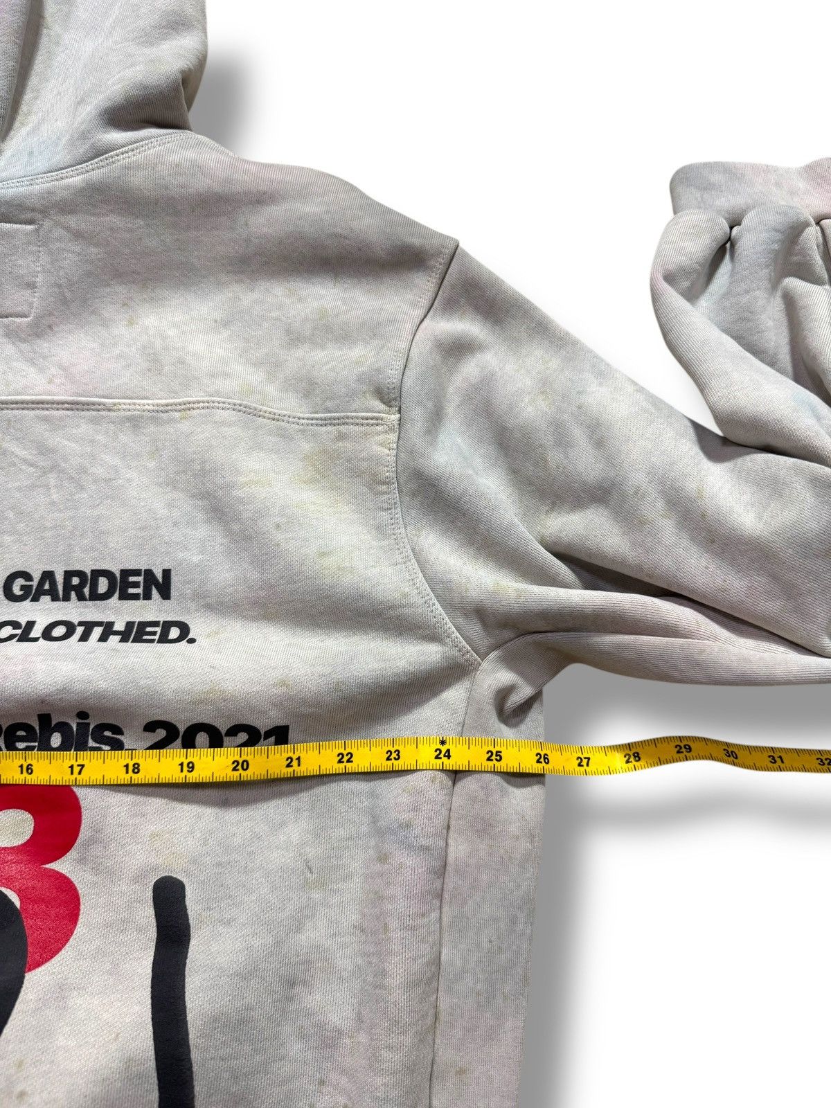 Designer × RRR-123 *RARE* GRAFFITI GARDEN RRR-123 GOD RELIGION HOODIE Size US S / EU 44-46 / 1 - 11 Thumbnail