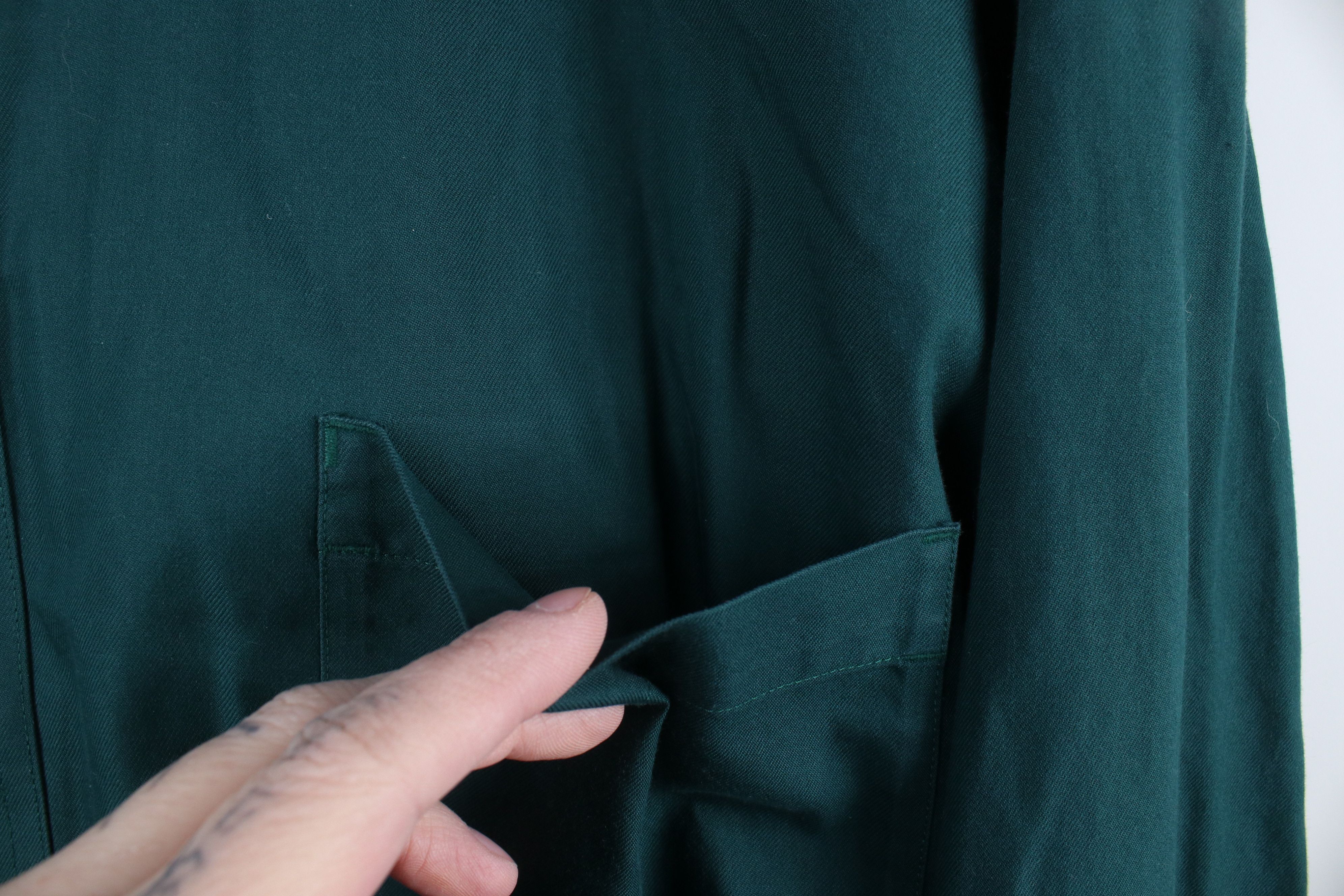 Cabelas × Vintage Vintage Cabelas Long Sleeve Collared Button Down Shirt Green Size US XXL / EU 58 / 5 - 4 Thumbnail