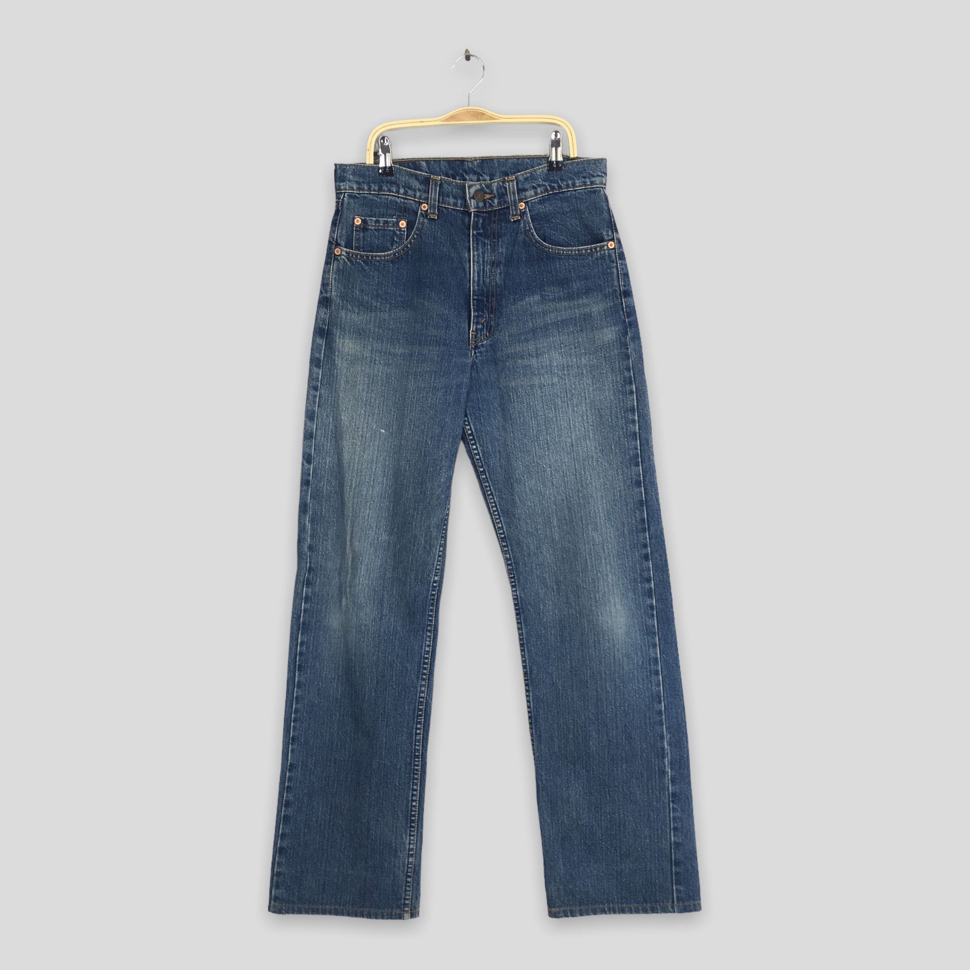 Size 29x30.5 Vintage 90s Levi's 512 Stonewash Blue Jeans