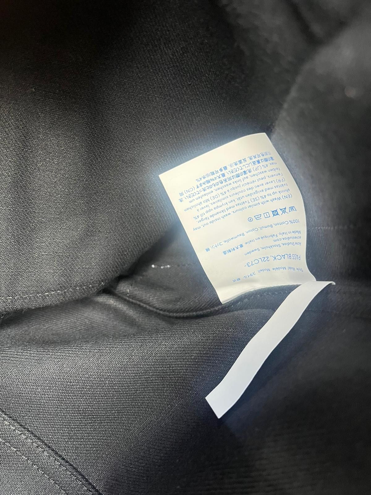 Acne Studios Pass Denim Jacket in Black Size US S / EU 44-46 / 1 - 11 Thumbnail