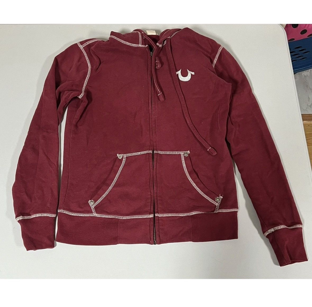 True Religion True Religion ‘True Crew 56’ Logo Sweatshirt Hoodie Size S♥️✨ Size S / US 4 / IT 40 - 1 Thumbnail