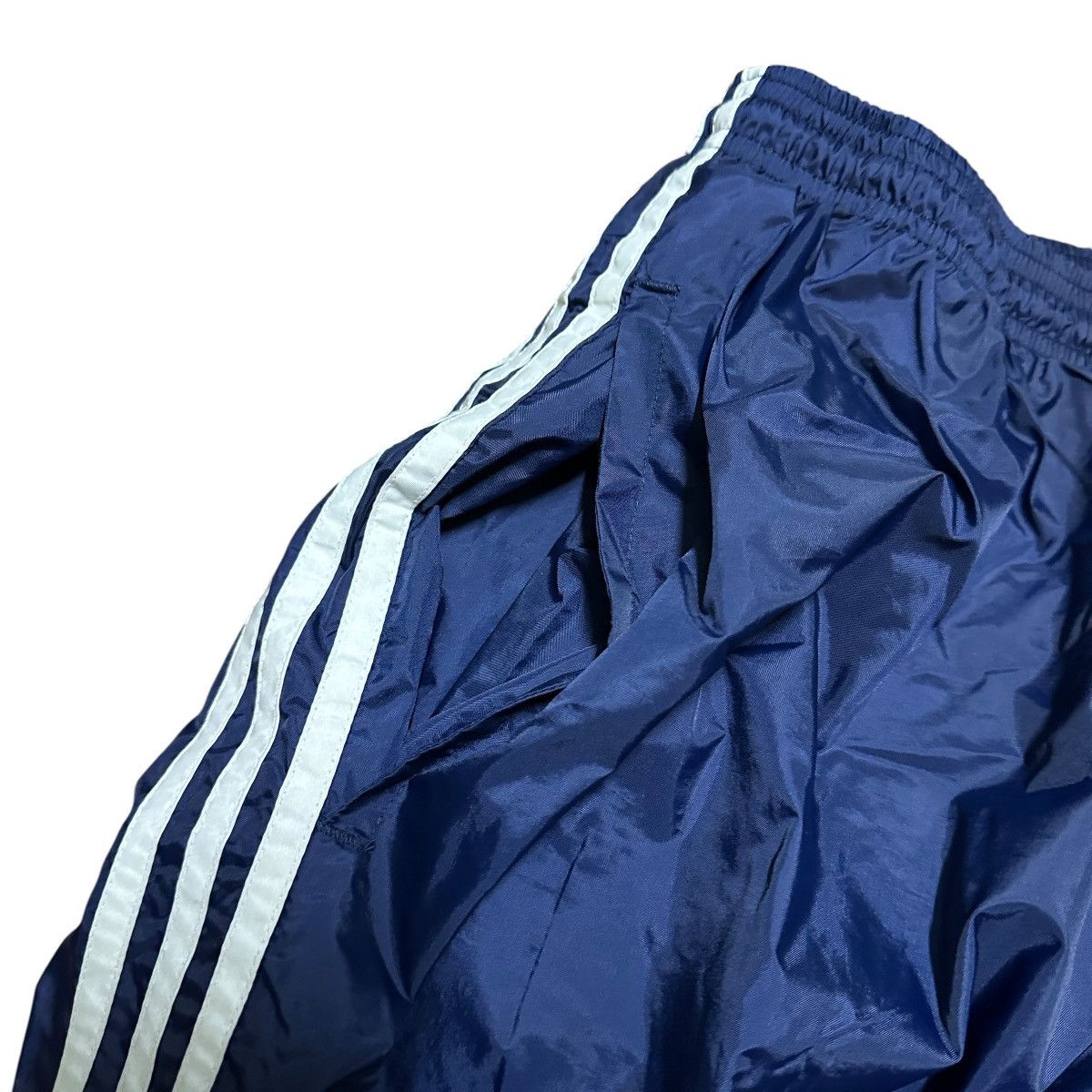 Adidas × Vintage Vintage 90s Adidas Blue Windbreaker Sweatpants Size US 36 / EU 52 - 5 Thumbnail