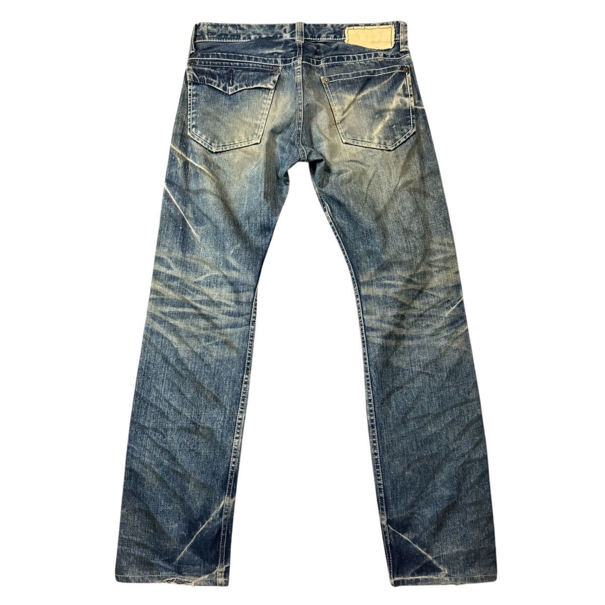 If Six Was Nine 🔥🔥🇯🇵 Japanese Distressed Dirty Clawmark Denim Size US 32 / EU 48 - 2 Thumbnail