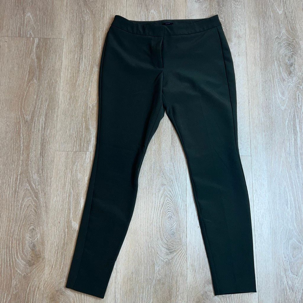 Worthington Worthington Forest Green Slim Leg Trousers Fitted Career Wea Size 28" / US 6 / IT 42 - 11 Thumbnail