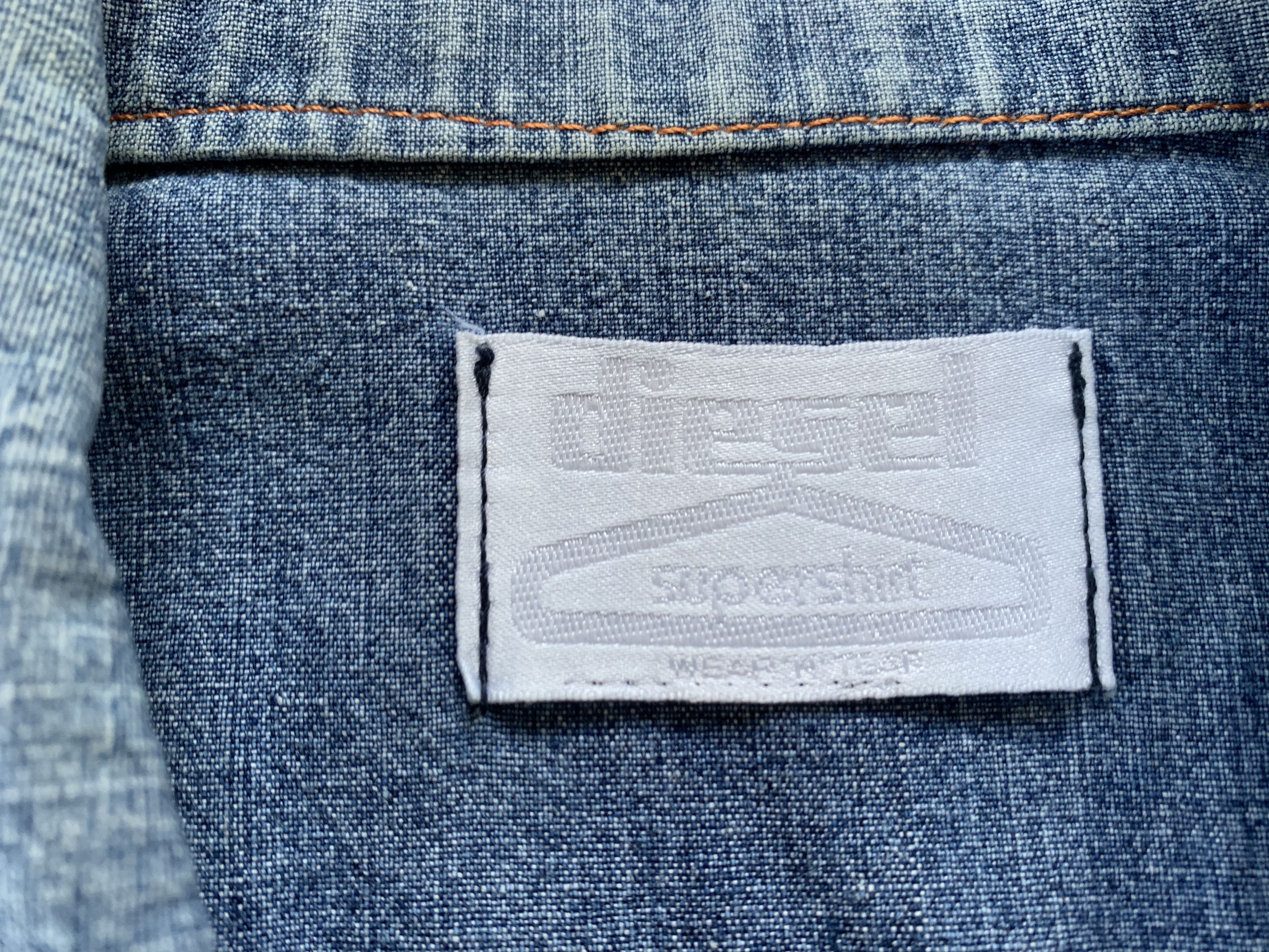 Denime Vintage Diesel Denim Sleeveless Multi Pocket Shirt Size L / US 10 / IT 46 - 6 Thumbnail