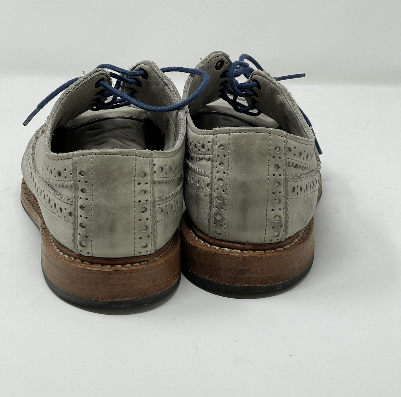 Allen Edmonds Allen Edmonds Banchory Gray Nubuck Oxford Shoes 8 / 8.5 Size US 8 / EU 41 - 9 Thumbnail