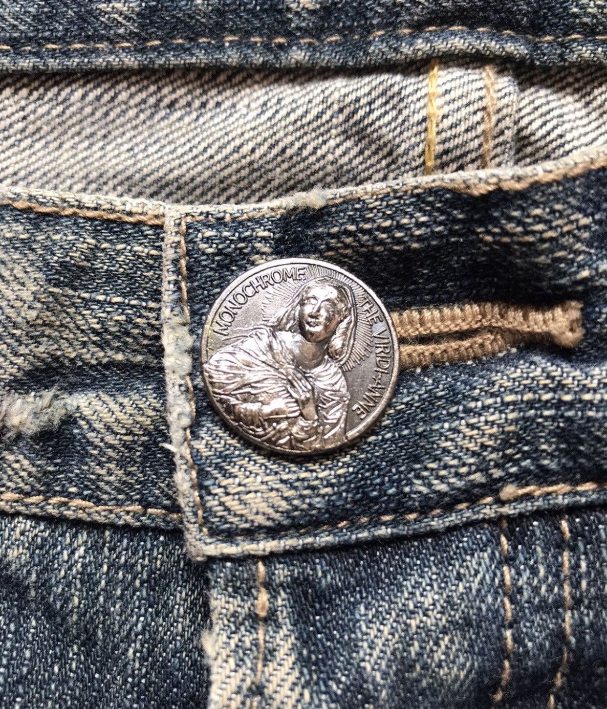 The Viridi-anne THE VIRIDI ANNE MUDWASH DISTRESSED JEANS Size US 30 / EU 46 - 7 Thumbnail