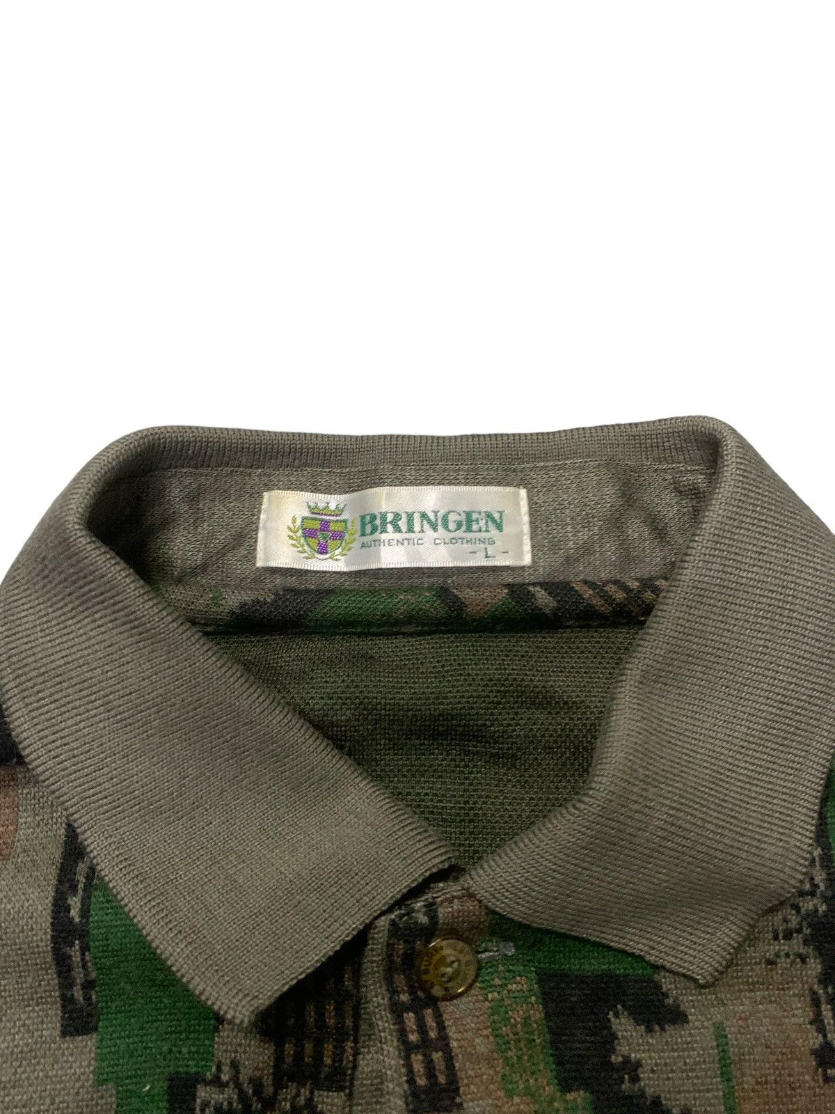 Japanese Brand × Vintage Vintage Bringen L/S Polo Shirt Classy Style Size US L / EU 52-54 / 3 - 5 Thumbnail