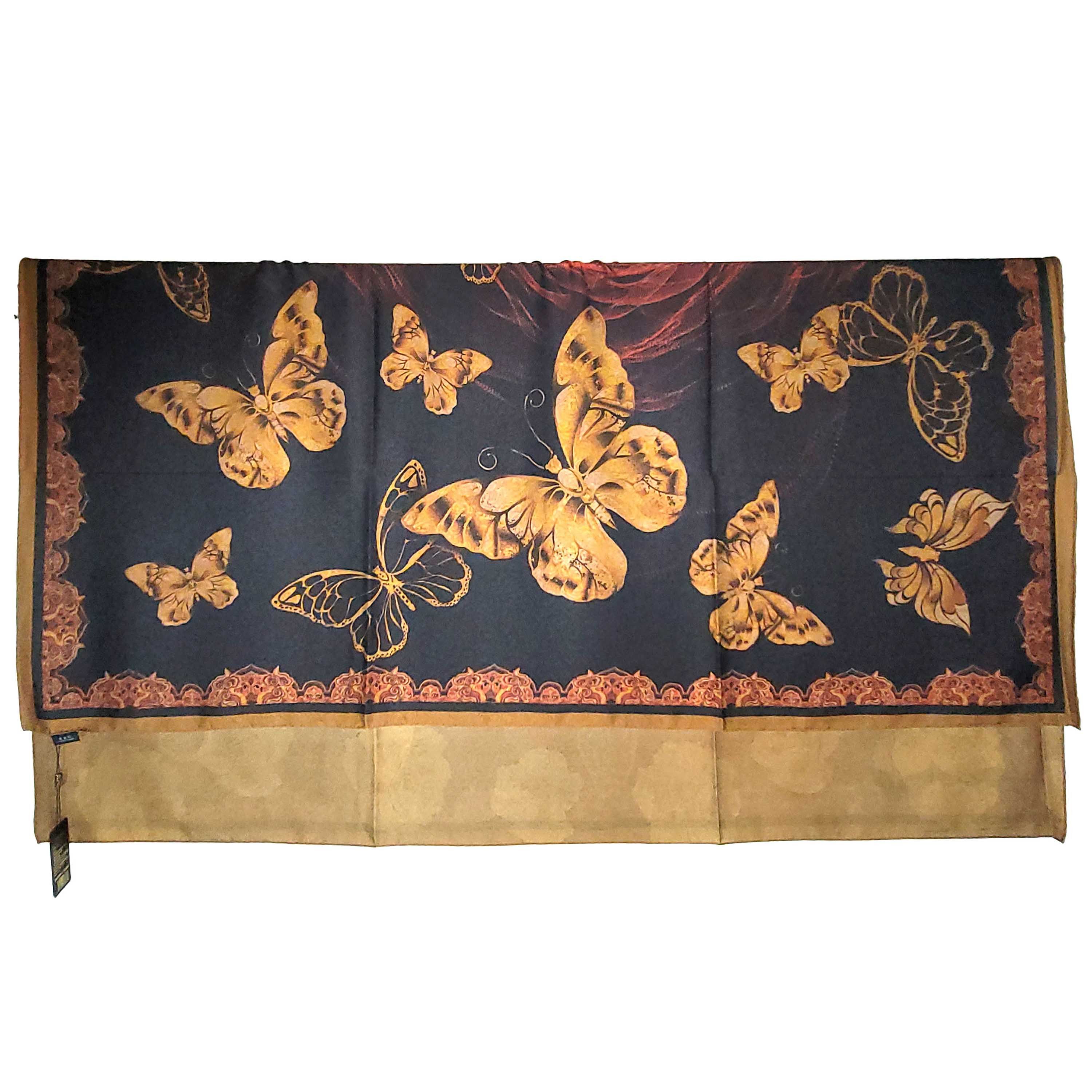 Other NWT Double Sided Silk Scarf 52"x52" Large Square Wrap 3249 Size ONE SIZE - 8 Thumbnail