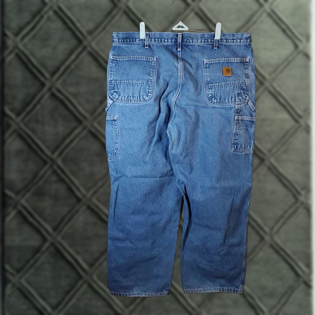 Carhartt VINTAGE Carhartt Jeans B13 DST Carpenter Pocket 40 X 29 Mens Blue Straight 40 29 Mens Jeans Pockets Carhartt Size US 40 / EU 56 - 1 Thumbnail