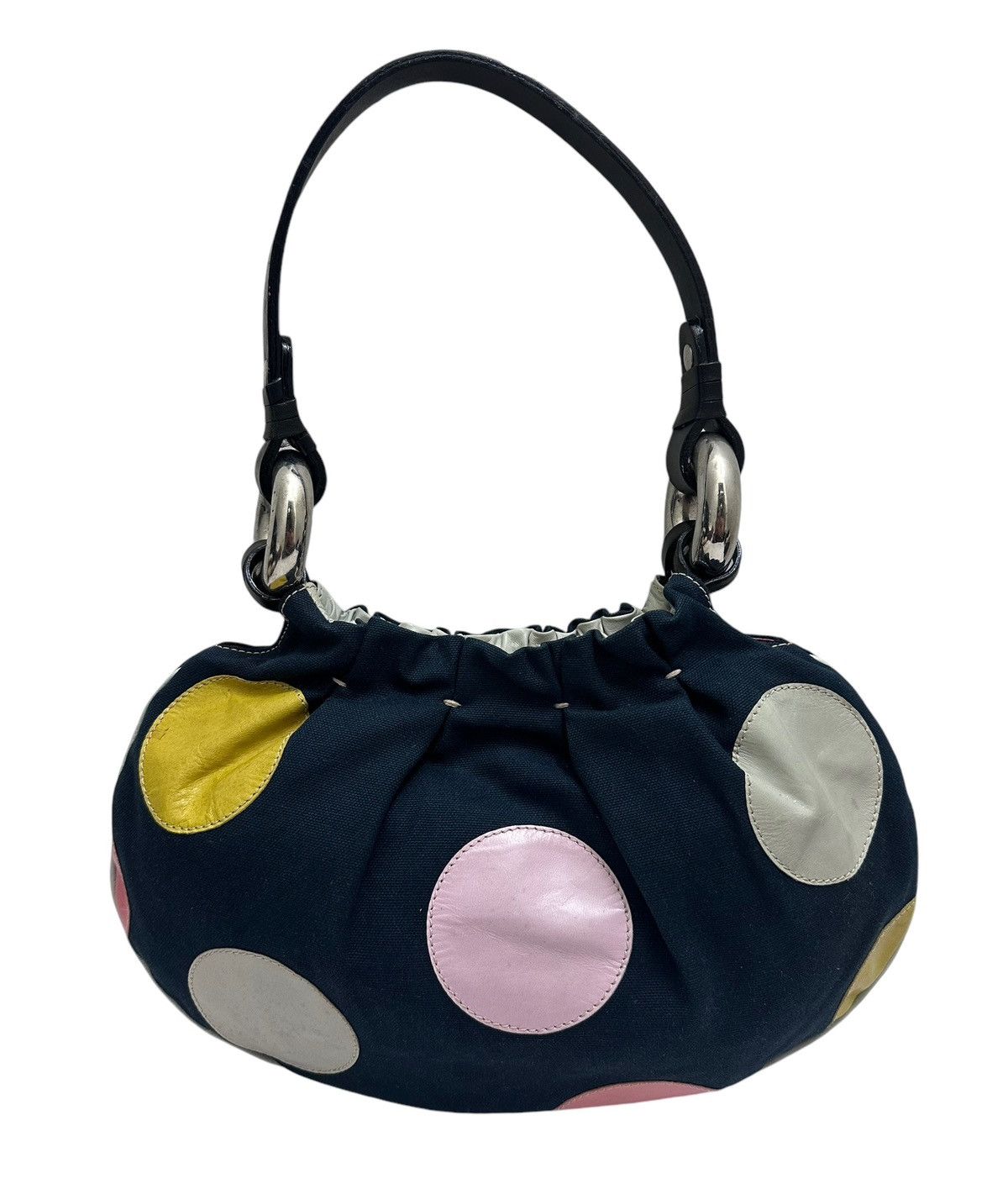Moschino Moschino Cheap And Chip Patchwork Handbag Size ONE SIZE - 1 Thumbnail