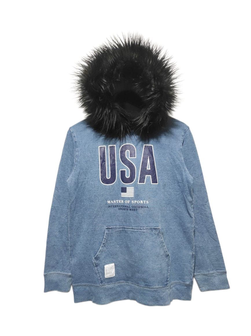 Japanese Brand Denim Style USA fur hoodie ifsix LGB style Size US S / EU 44-46 / 1 - 1 Thumbnail