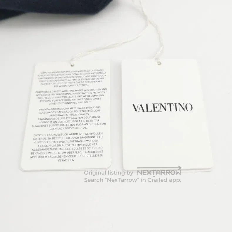 Valentino Valentino Plush blend patterned crew neck knit Size M / US 6-8 / IT 42-44 - 7 Thumbnail