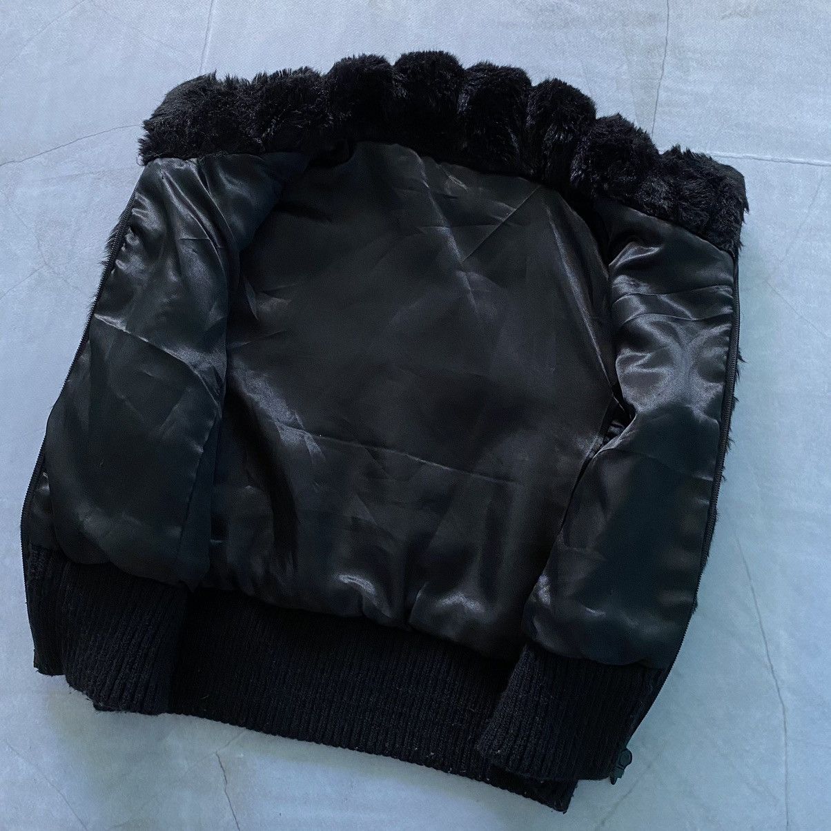 If Six Was Nine × Japanese Brand × Le Grande Bleu (L.G.B.) Vest LGB If Six Was Nine Style Faux Fur Zip Vintage Jacket Size XS / US 0-2 / IT 36-38 - 3 Thumbnail