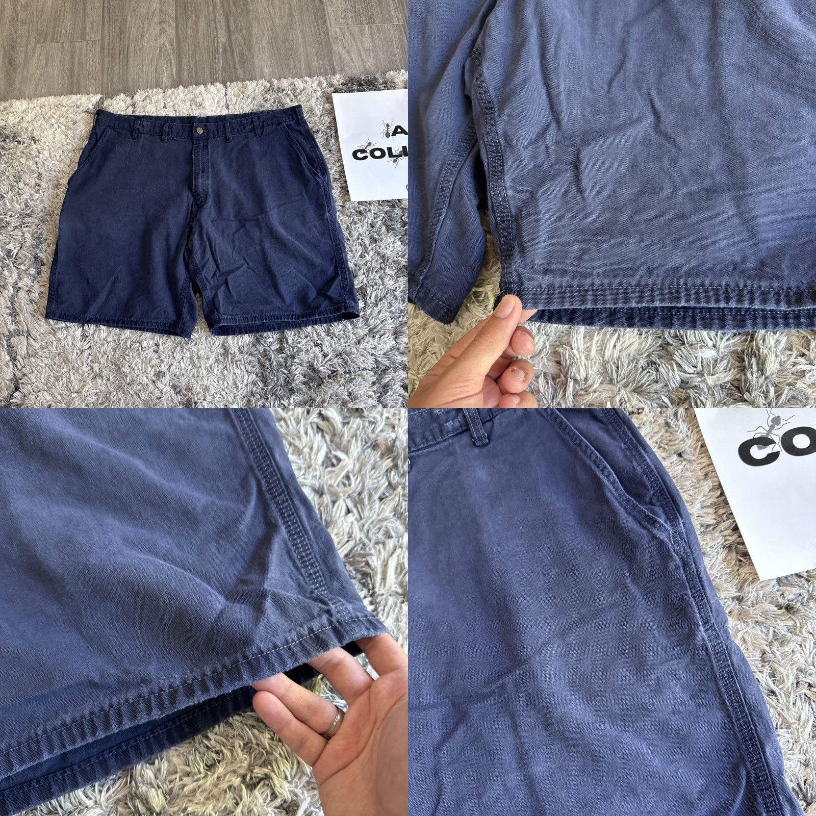 Carhartt Carhartt Shorts Men’s 46 Original Fit Utility DYED B203 BLS Baggy Y2K Workwear Cargo Blue Mens Size US 30 / EU 46 - 8 Thumbnail