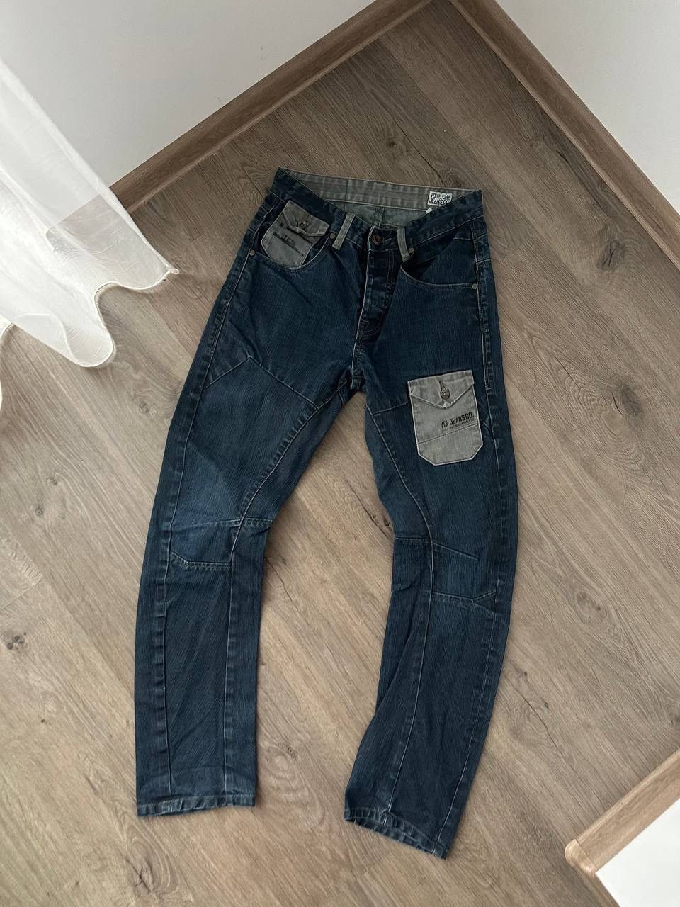 Japanese Brand × Vintage Vintage Japanese Denim Big Logo Y2K Pants Size US 28 / EU 44 - 9 Thumbnail