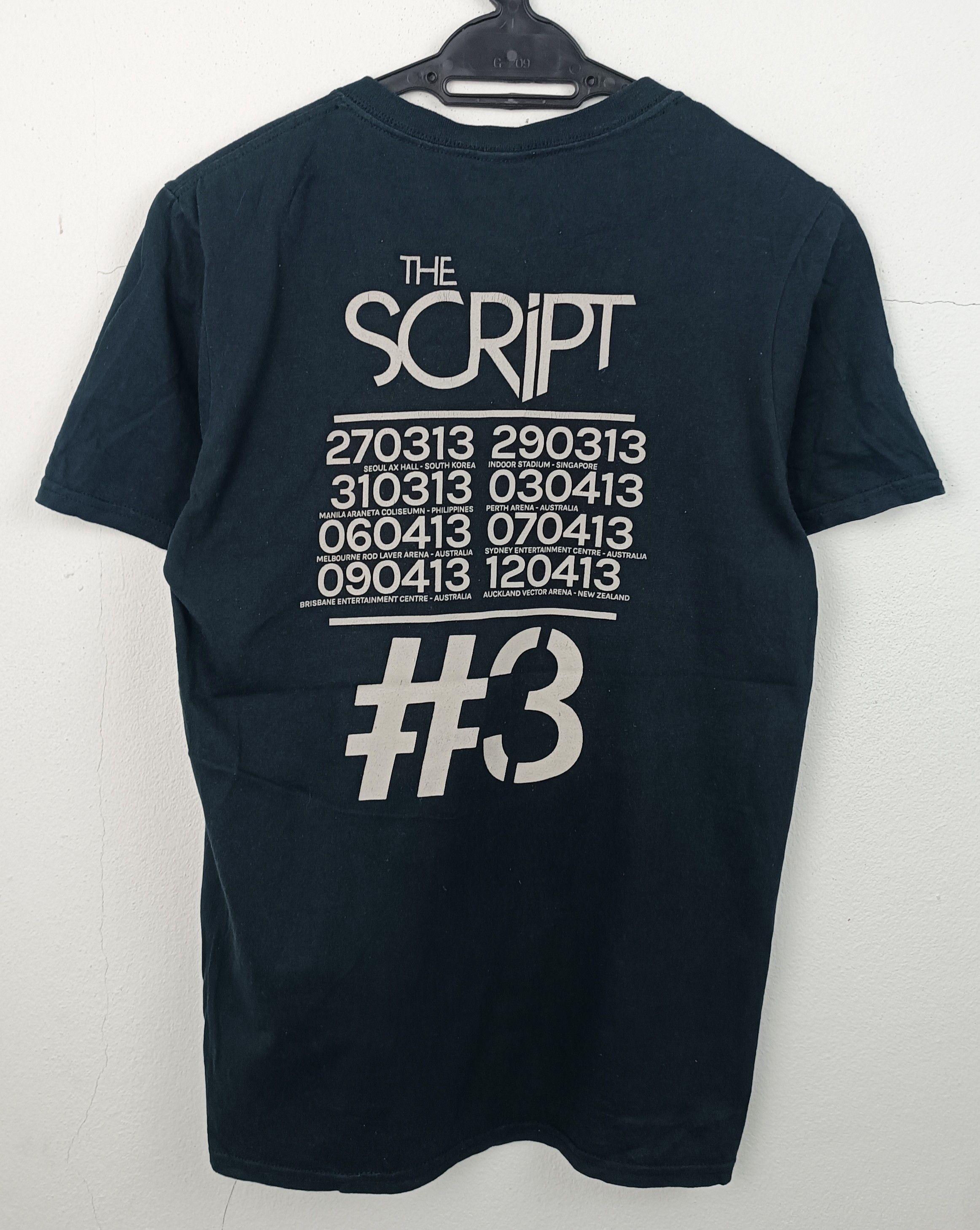 Band Tees VINTAGE 2013 THE SCRIPT WORLD TOUR TEE maroon 5 greenday Size US S / EU 44-46 / 1 - 4 Thumbnail