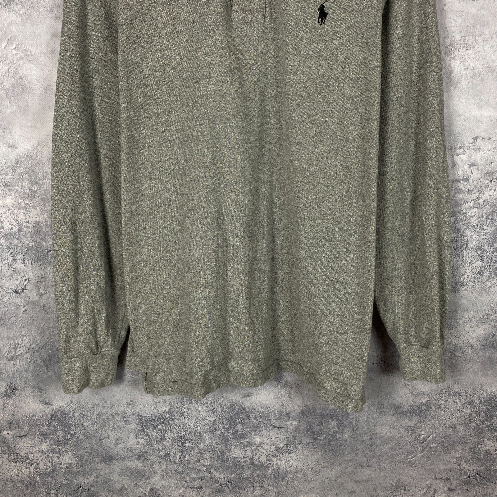 Polo Ralph Lauren Polo Ralph Lauren Polo Longsleeve Men's Size M Gray` Size US M / EU 48-50 / 2 - 3 Thumbnail