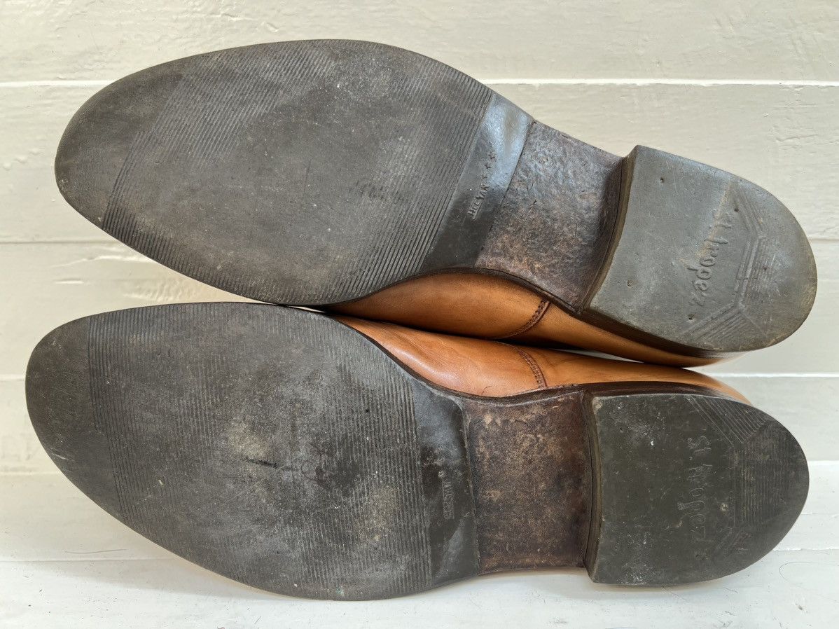 Crockett & Jones Crockett Jones Handgrade Brown leather Cap Toe Oxford Shoes Size US 10 / EU 43 - 11 Thumbnail