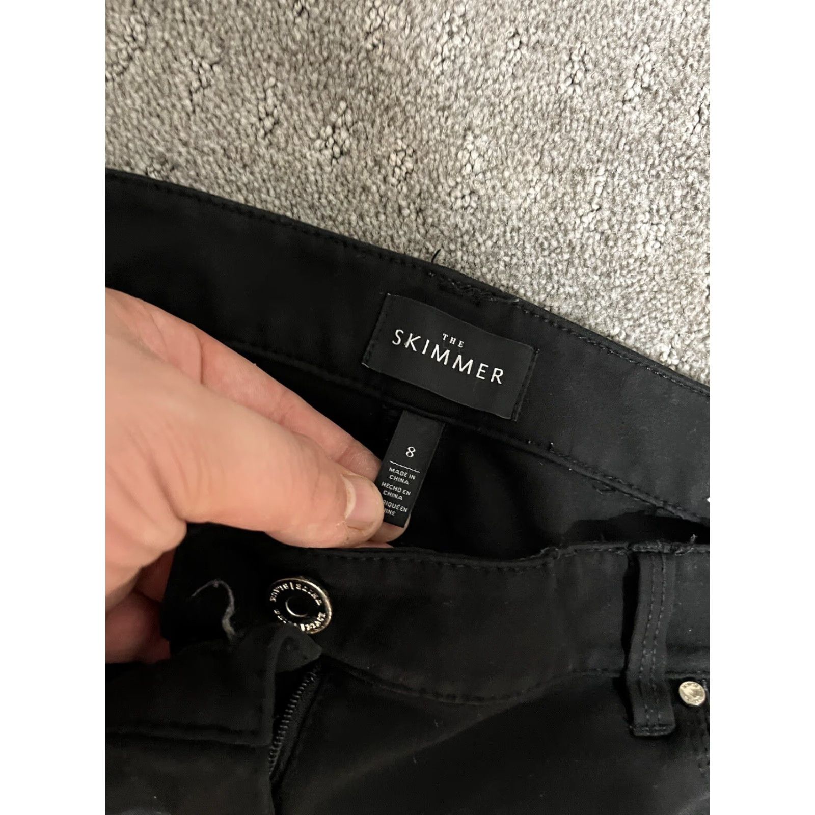 NYDJ VINTAGE Black NYDJ Women's Pants The Skimmer Ankle Zip 8 Size 30" / US 8 / IT 44 - 5 Thumbnail
