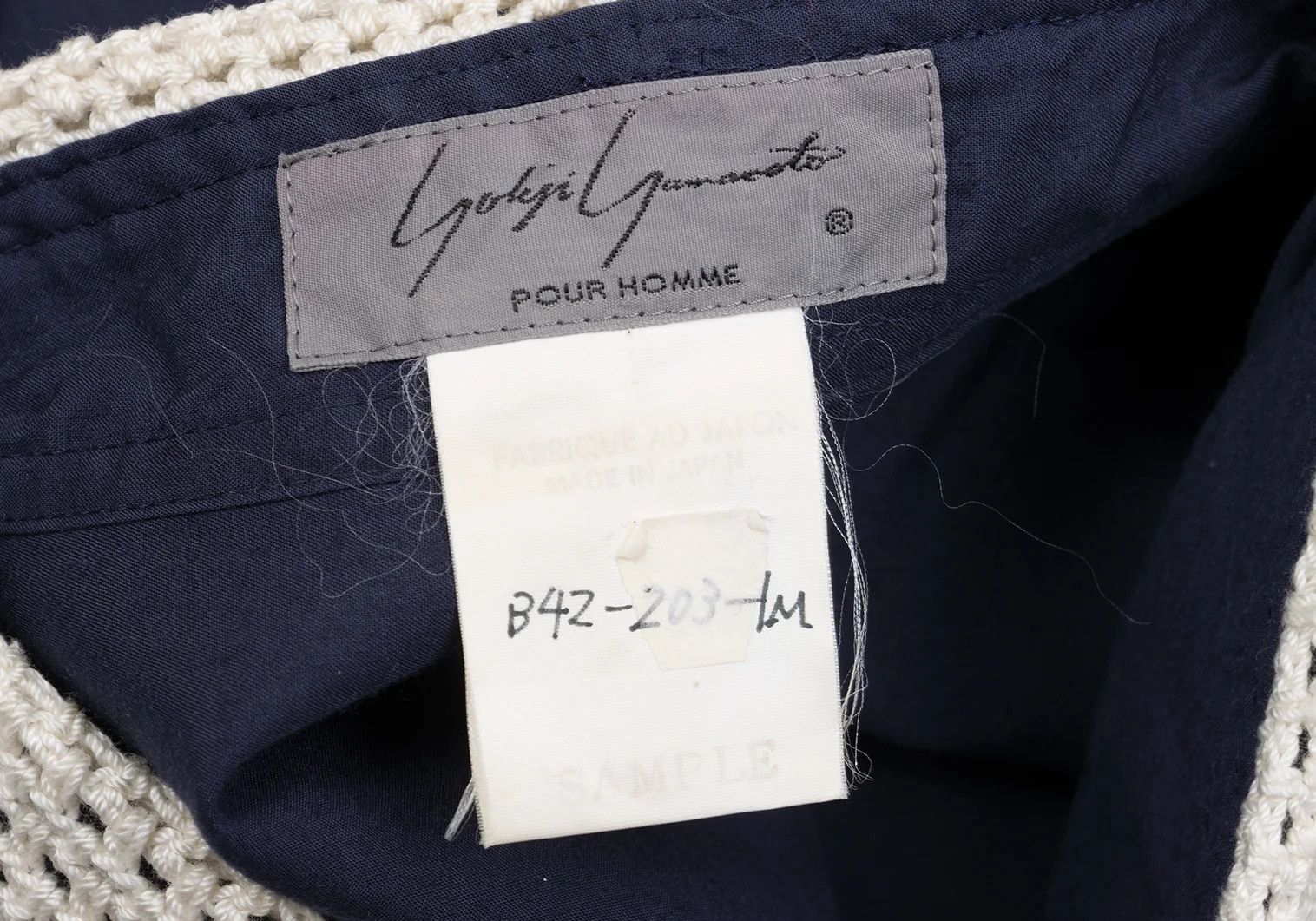 Yohji Yamamoto Yohji Yamamoto Crochet Lace Panel Shirt Size US M / EU 48-50 / 2 - 13 Thumbnail