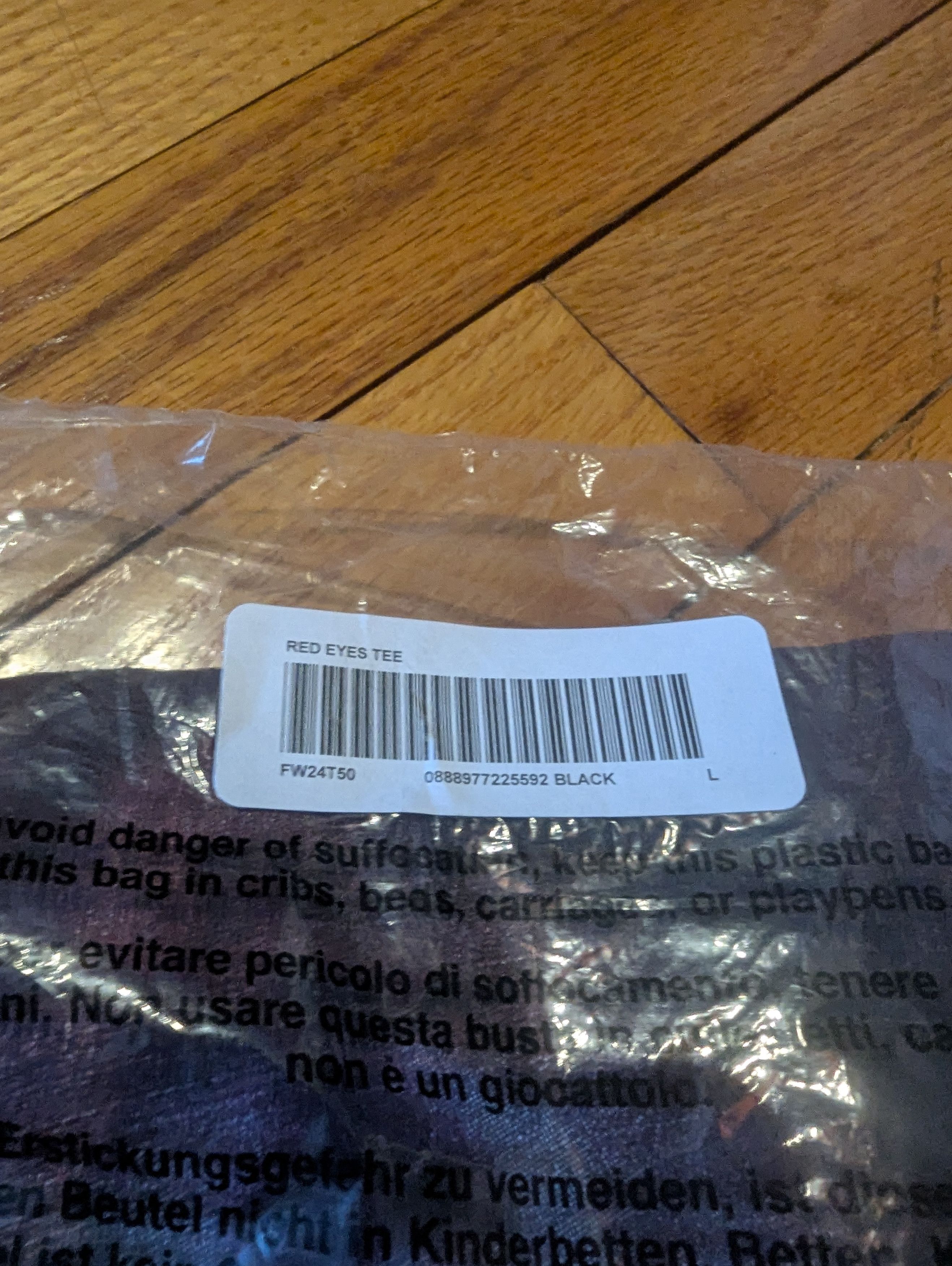 Supreme Supreme Red eyes Tee Size US L / EU 52-54 / 3 - 3 Thumbnail