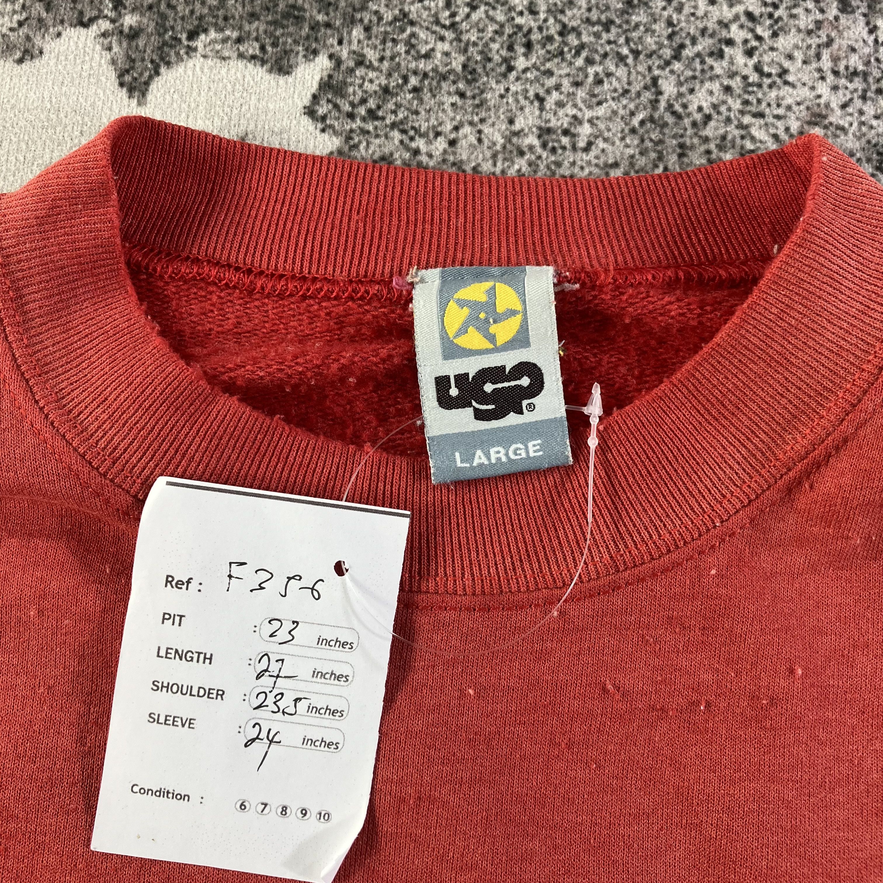 Japanese Brand Vintage UGP Sun Faded Sweatshirt F356 Size US L / EU 52-54 / 3 - 8 Thumbnail