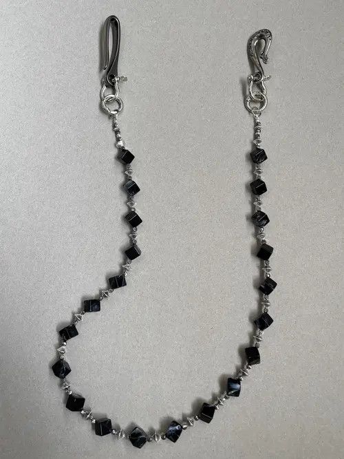 Other Black Bead Punk Pants Chain Size ONE SIZE - 2 Thumbnail