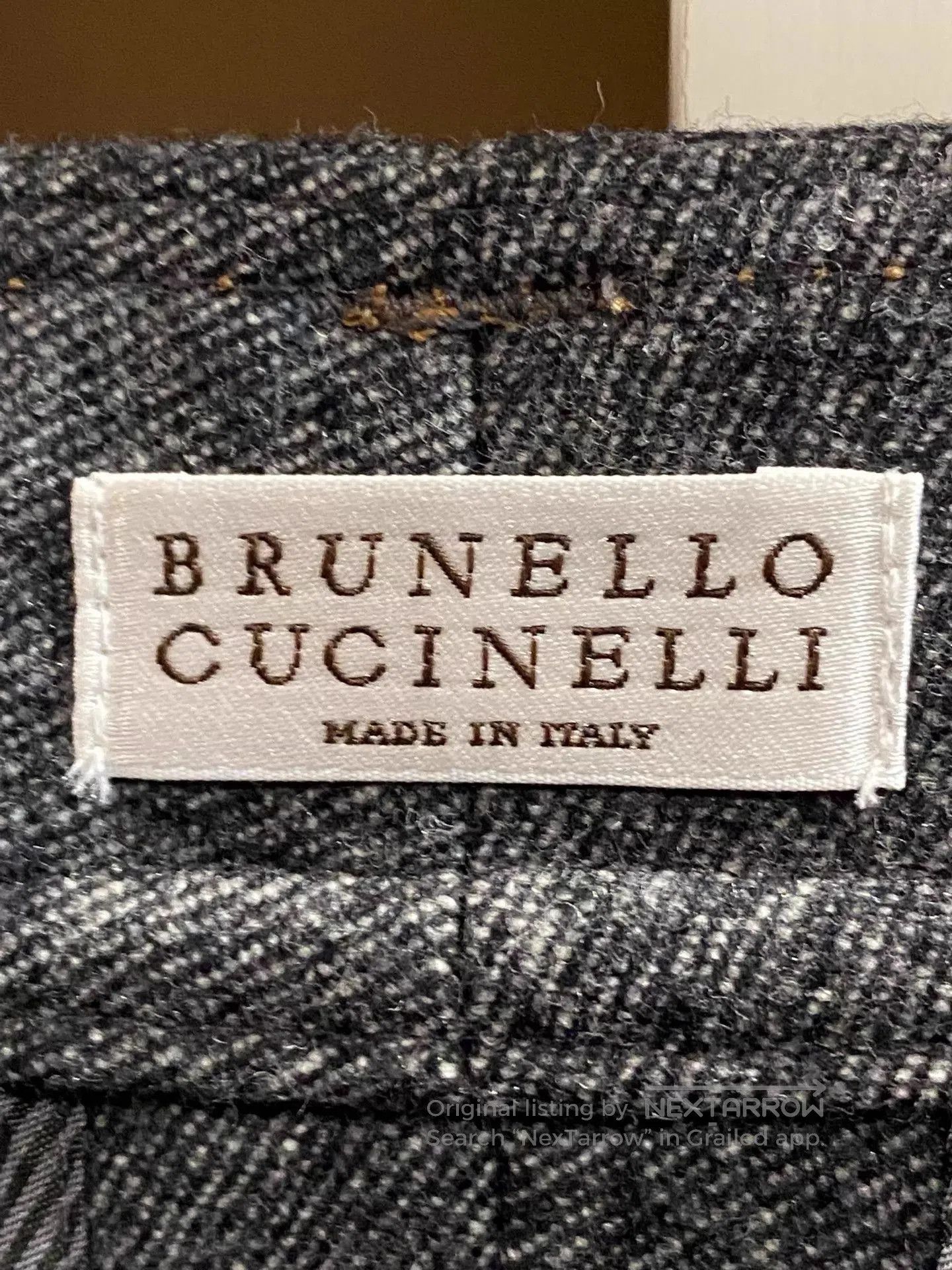 Brunello Cucinelli Multi Cropped Wool Blend Trousers Size 36. Size US 36 / EU 52 - 3 Thumbnail