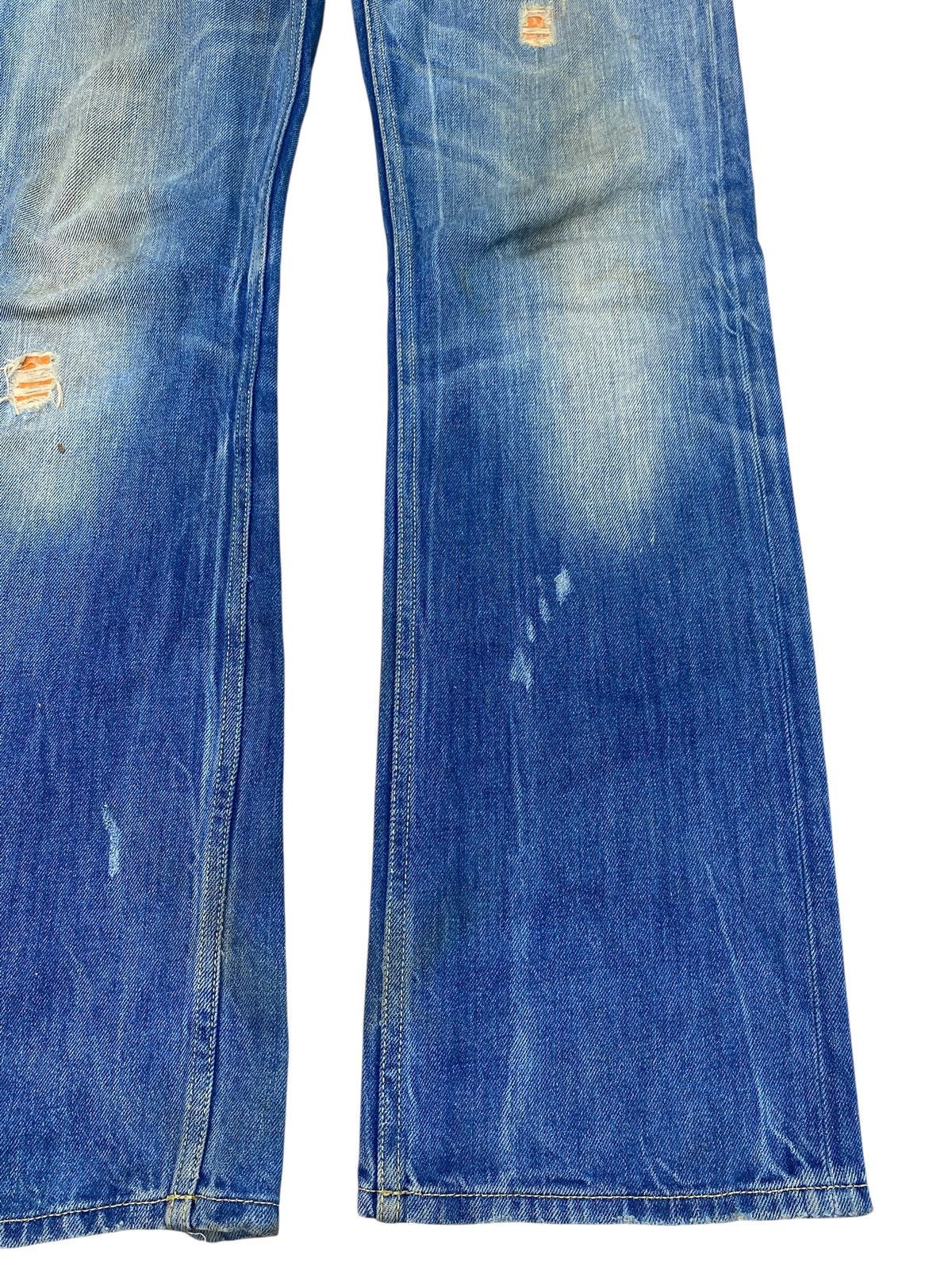 Diesel Diesel Brand Acid Blue Wash Distressed Style Loose Jeans Size US 34 / EU 50 - 7 Thumbnail