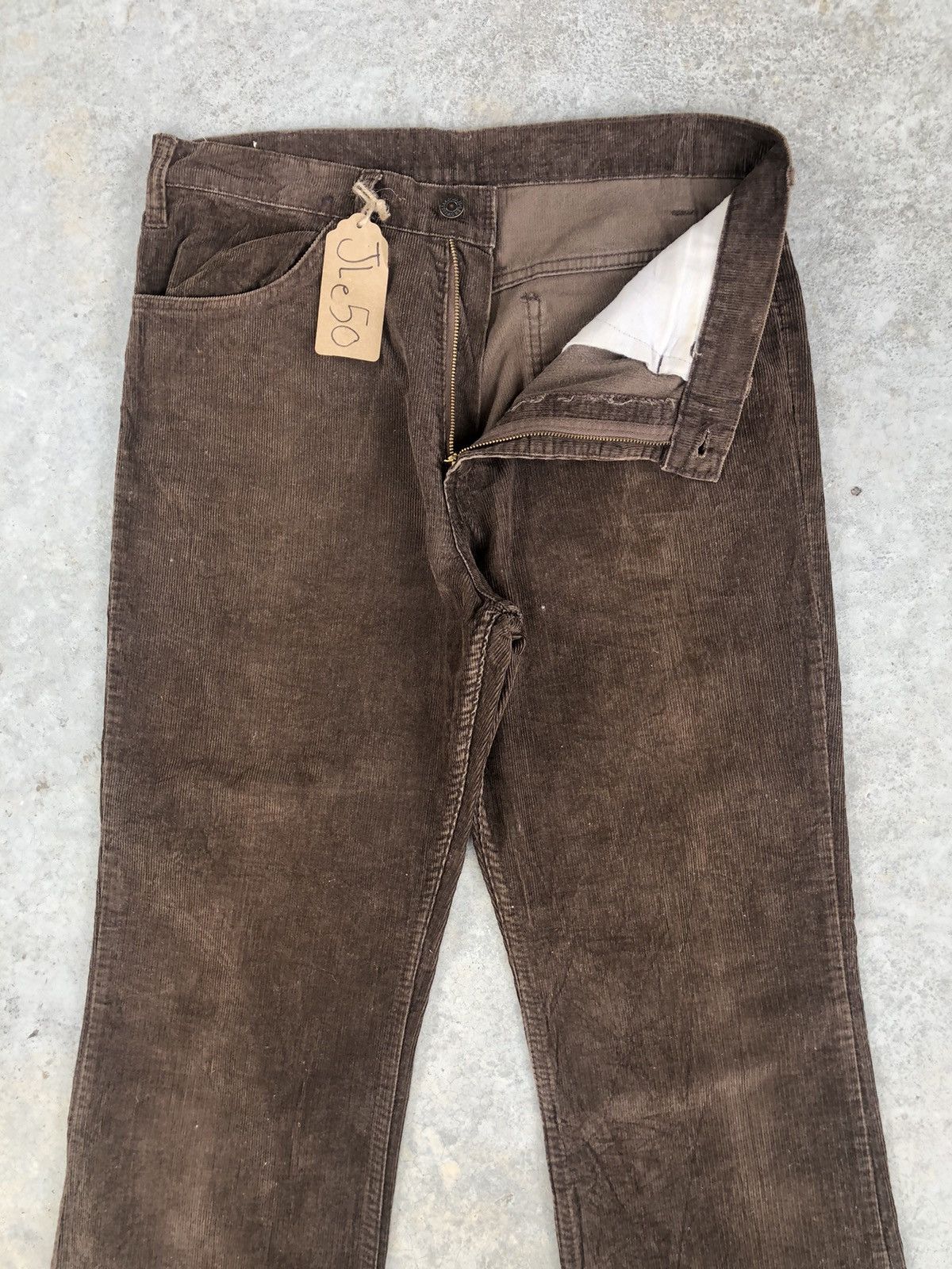 Levi's Vintage 70’s Levi’s Flared Jeans Corduroy Pants 646 Size US 33 - 3 Thumbnail