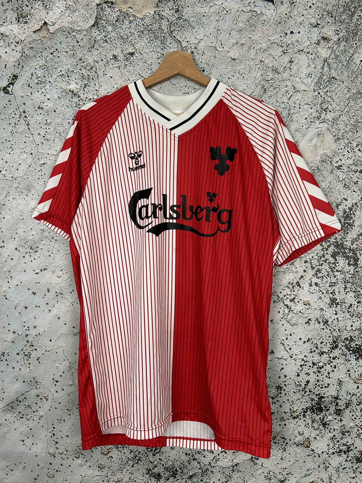 Hummel Hummel Denmark Soccer Jersey Football Retro World Cup Hype Size US L / EU 52-54 / 3 - 1 Thumbnail
