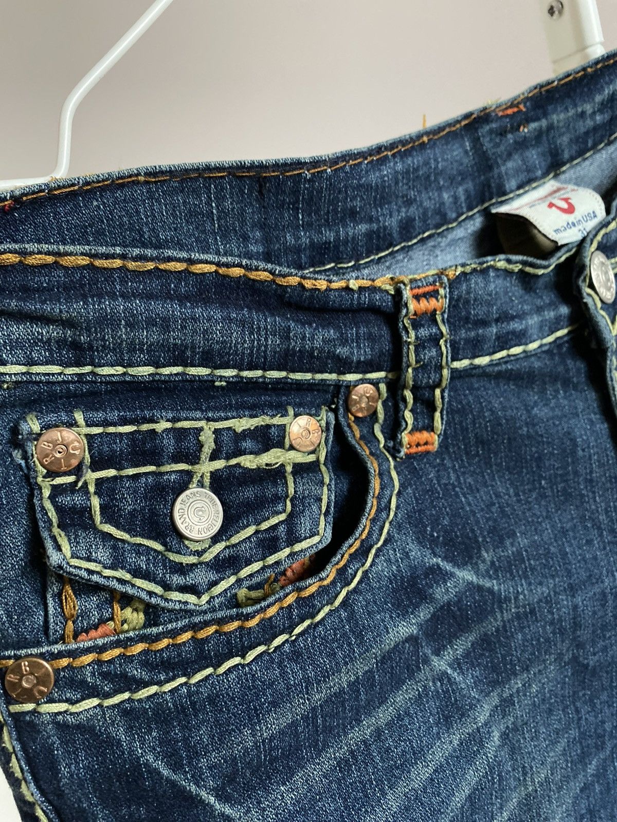 Japanese Brand True Religion Joe V Jeans Pants USA Size US 30 / EU 46 - 11 Thumbnail