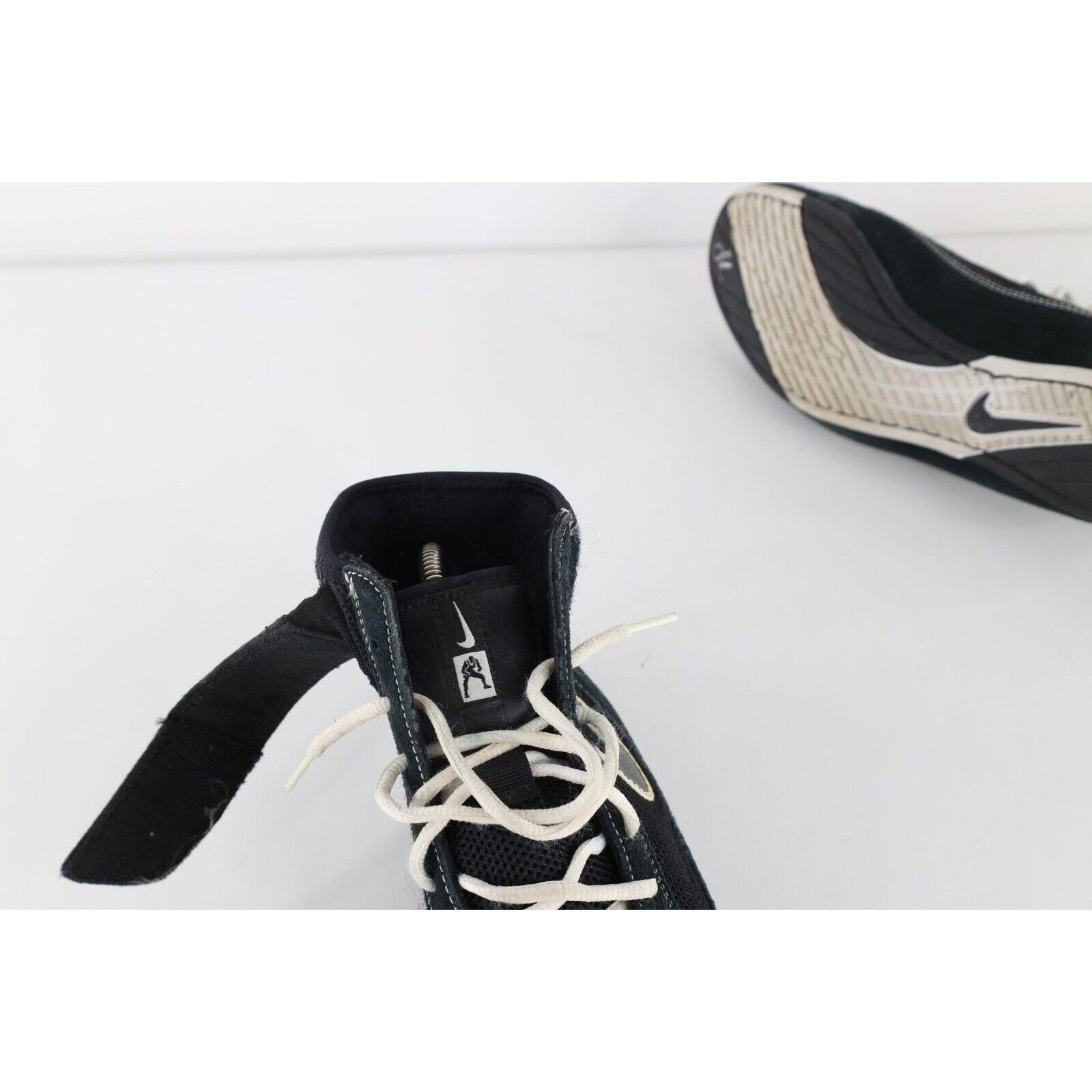Nike × Vintage Vintage Nike Wrestling Distressed Suede Leather Sneakers Size US 8.5 / EU 41-42 - 9 Thumbnail