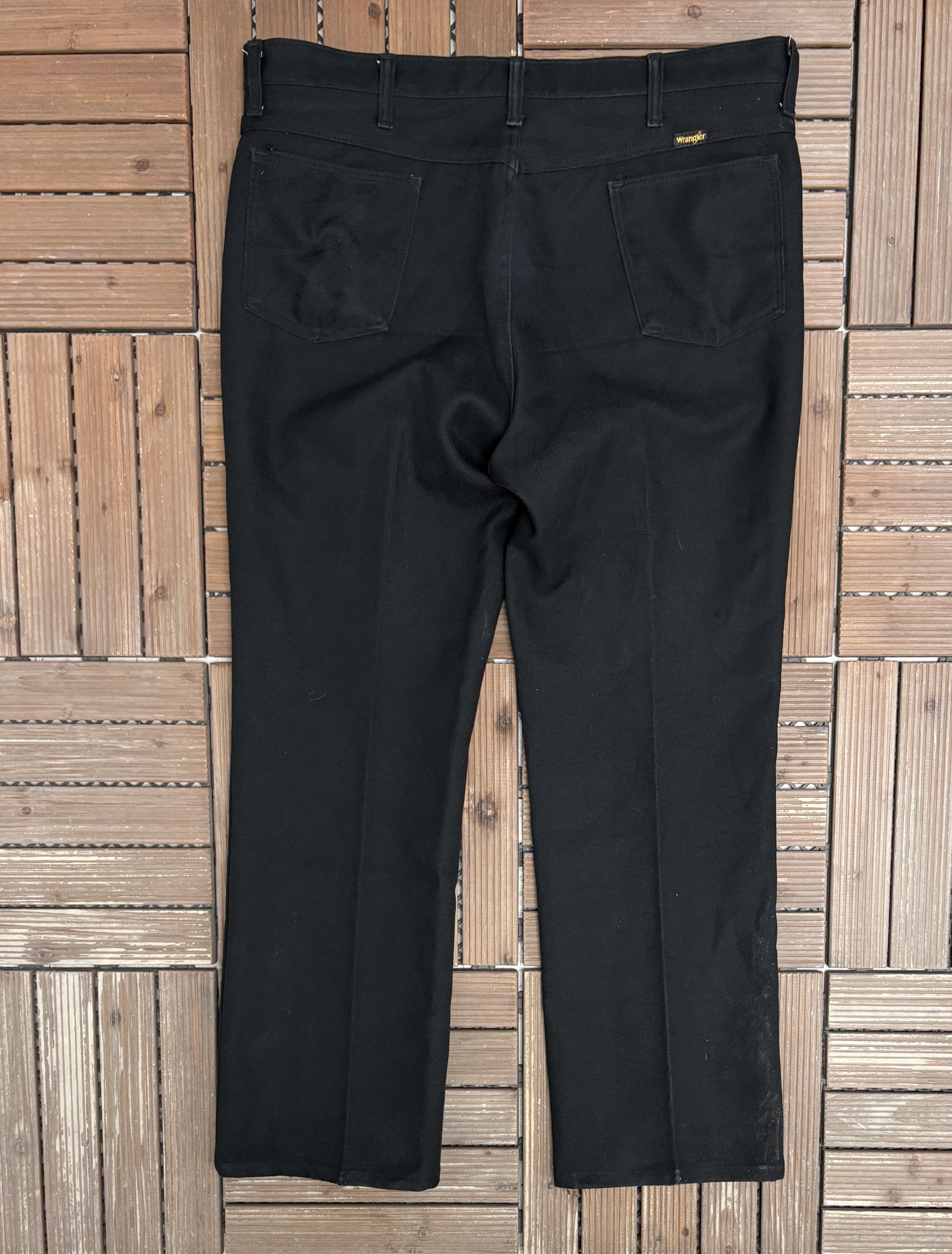 Wrangler Wrangler Plated Vintage 90s Black Pants Size US 38 / EU 54 - 4 Thumbnail