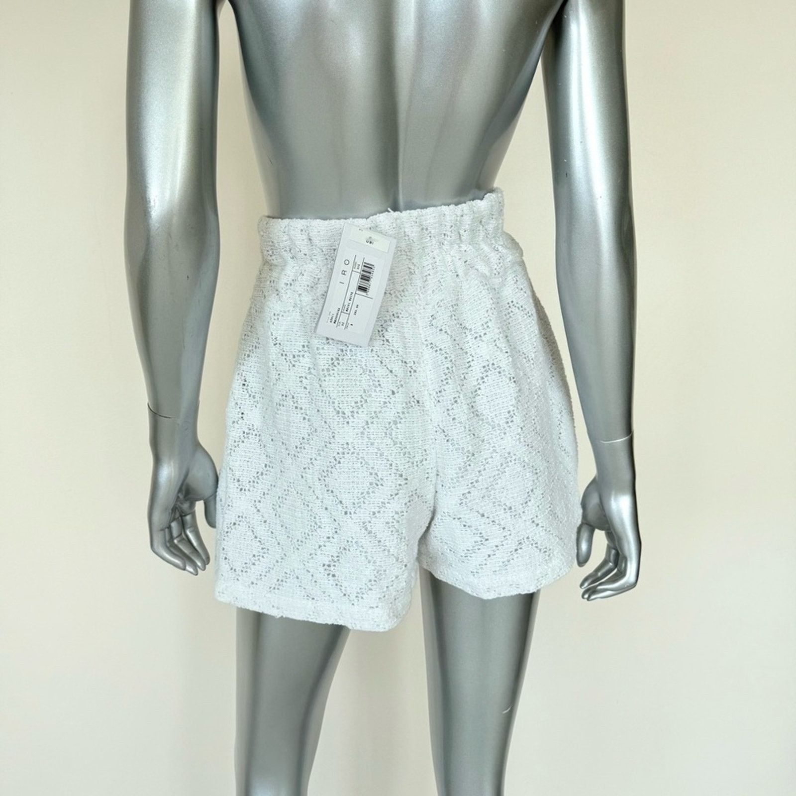 Iro NWT!!! IRO women white shorts size 32 FR or XS Retail 295$ Size 27" / US 4 / IT 40 - 4 Thumbnail