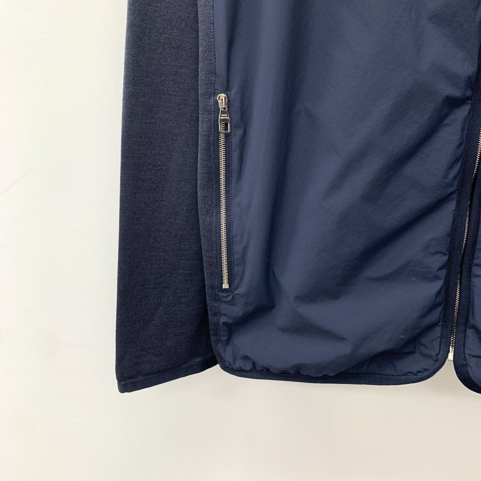 Louis Vuitton Louis Vuitton Mens Navy Patchwork Zip-Up Jacket L Size Light Size US L / EU 52-54 / 3 - 9 Thumbnail
