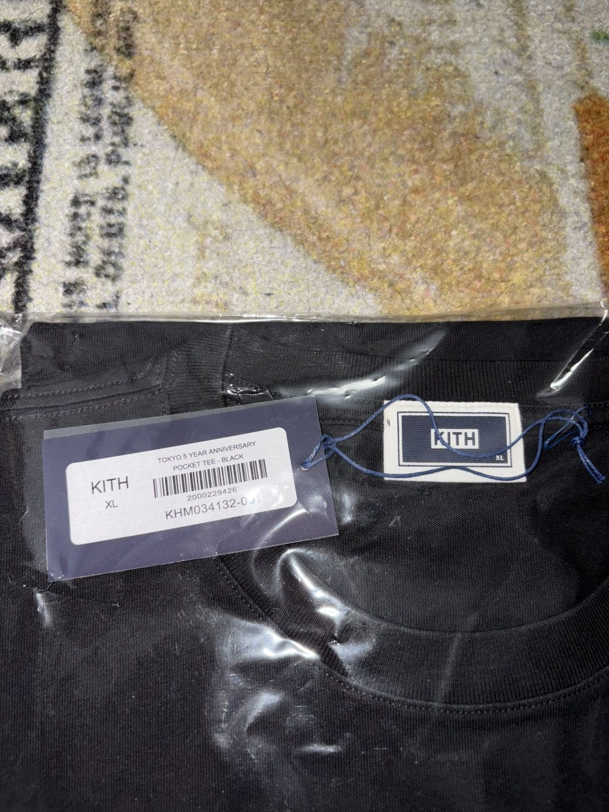 Kith Kith Tokyo 5 Year Anniversary Pocket Tee Black Size US XL / EU 56 / 4 - 4 Thumbnail