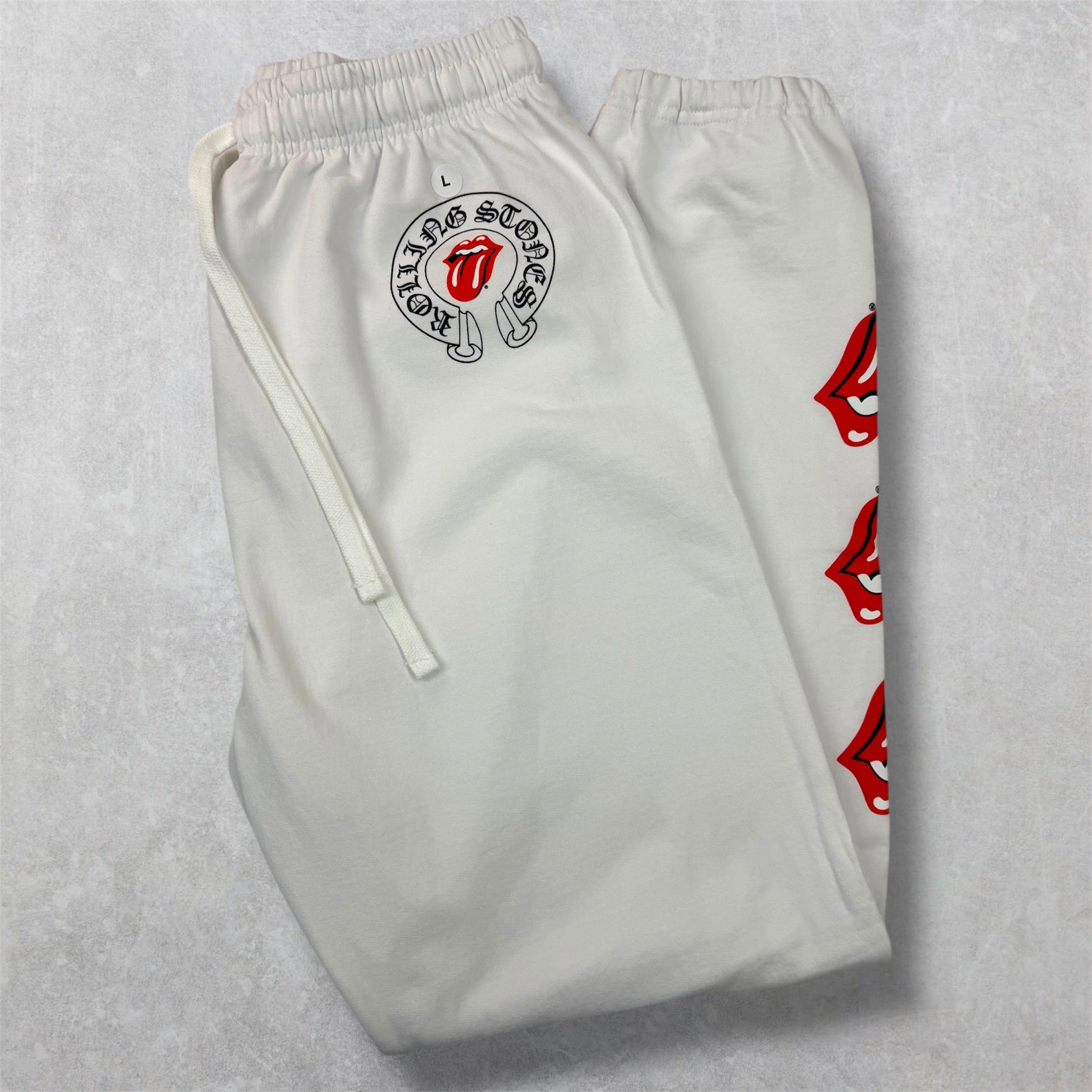 Chrome Hearts Chrome Hearts Rolling Stones Red Lip Sweats L Size US 34 / EU 50 - 1 Thumbnail