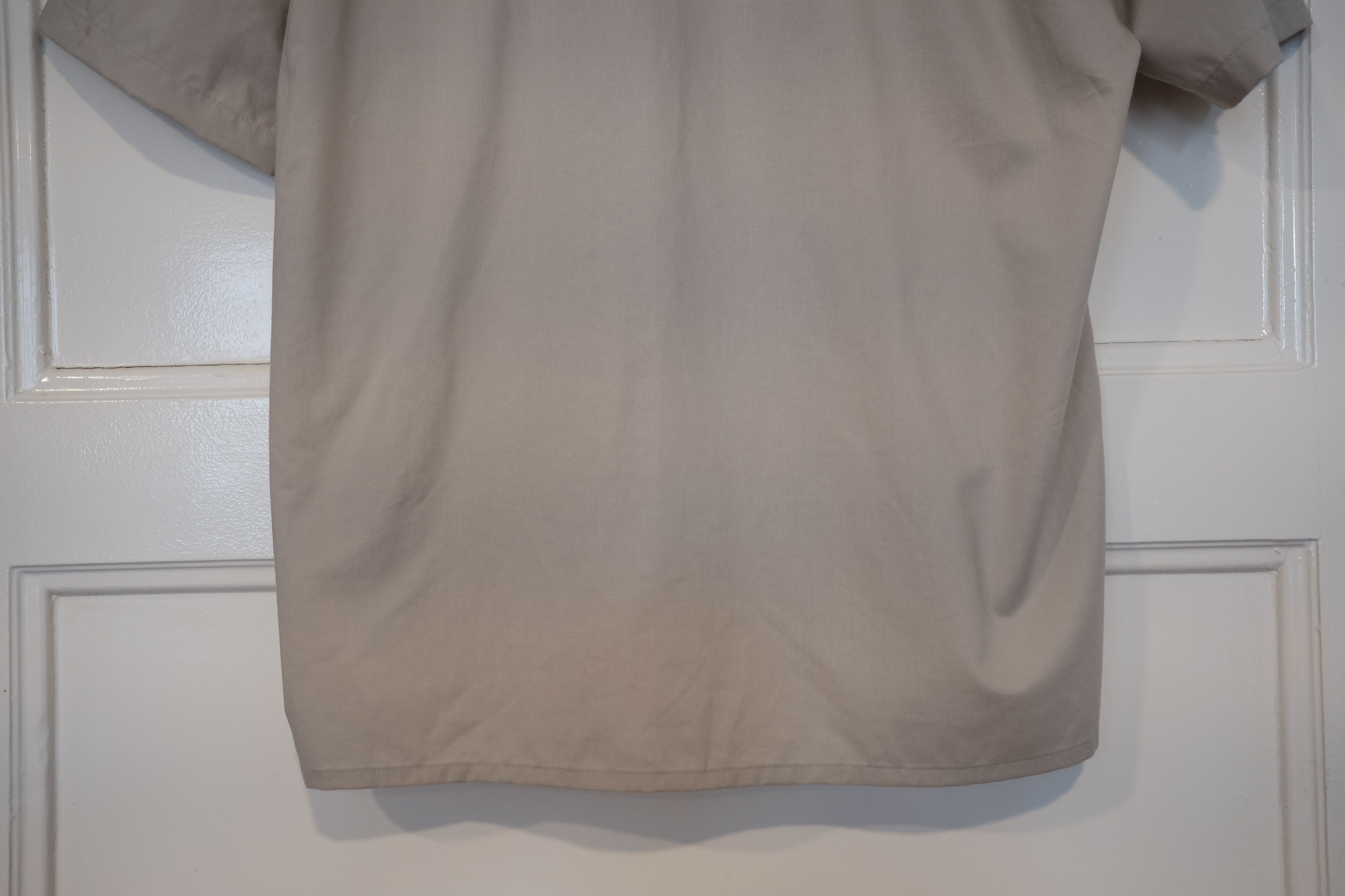 Uniqlo Uniqlo Modal Cotton Open Collar Short Sleeve Shirt beige S Size US S / EU 44-46 / 1 - 8 Thumbnail