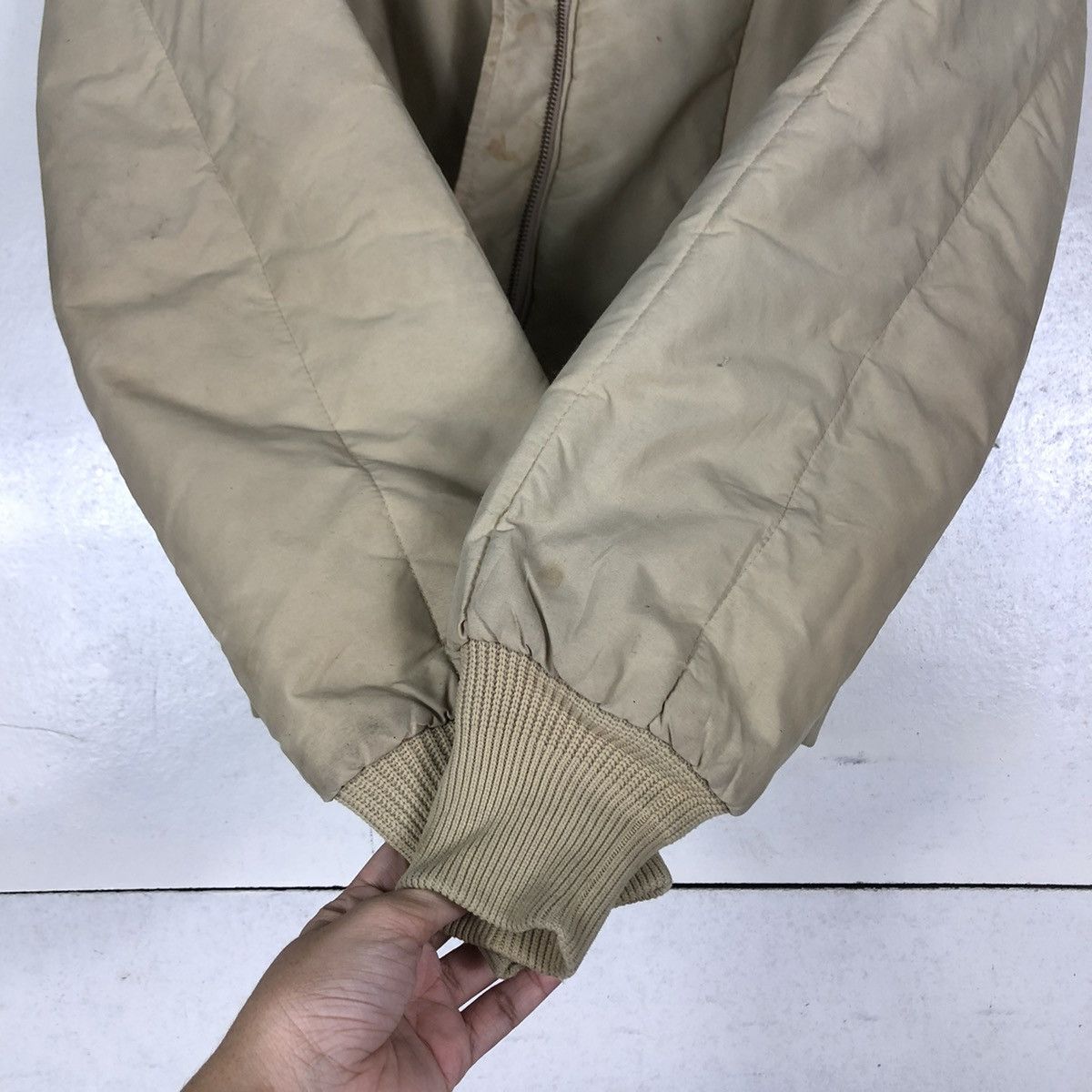 Levi's 🔥VINTAGE BIKER LEVI’S USA PUFFER DOWN JACKET MULTI COLOUR Size US M / EU 48-50 / 2 - 15 Thumbnail