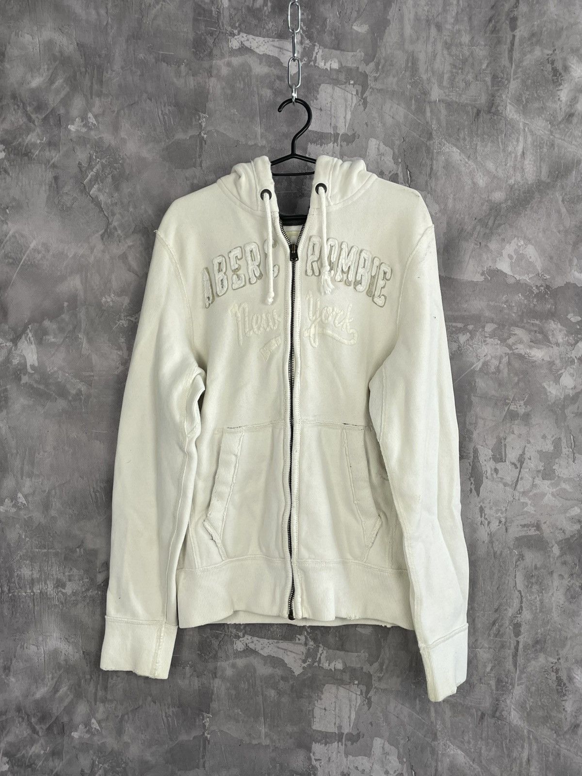 Abercrombie & Fitch Abercrombie Zip Up Hoodie LGB Style Size M / US 6-8 / IT 42-44 - 1 Thumbnail