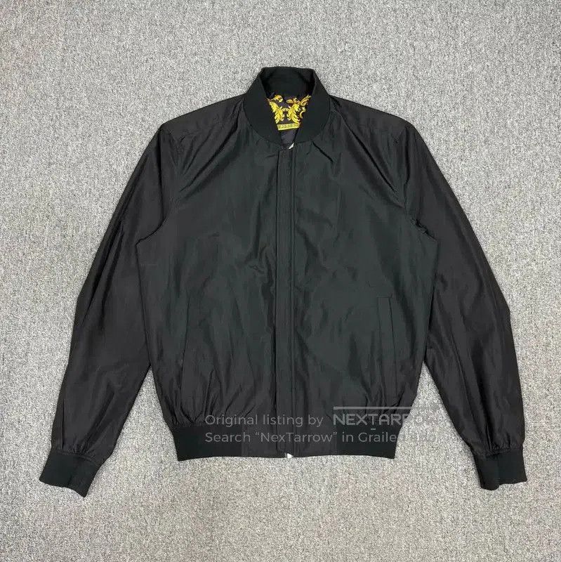 Versace Versace Black Polyester Bomber Jacket for Men . Size US S / EU 44-46 / 1 - 2 Thumbnail