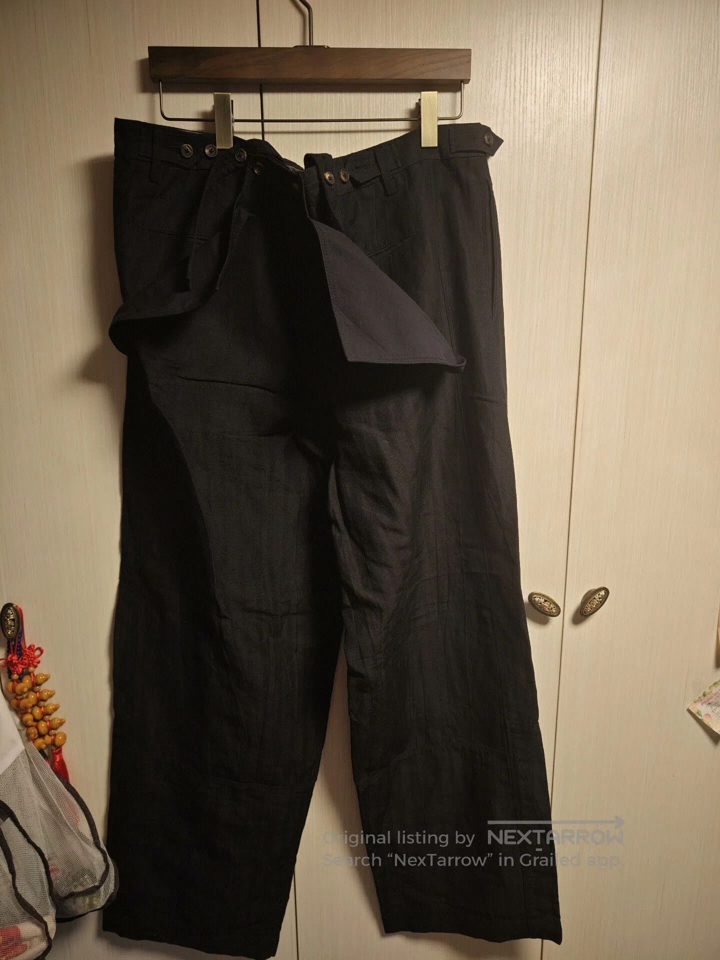 Ziggy Chen Ziggy Chen 21AW Bamboo Suspender Pants. Size US 30 / EU 46 - 3 Thumbnail