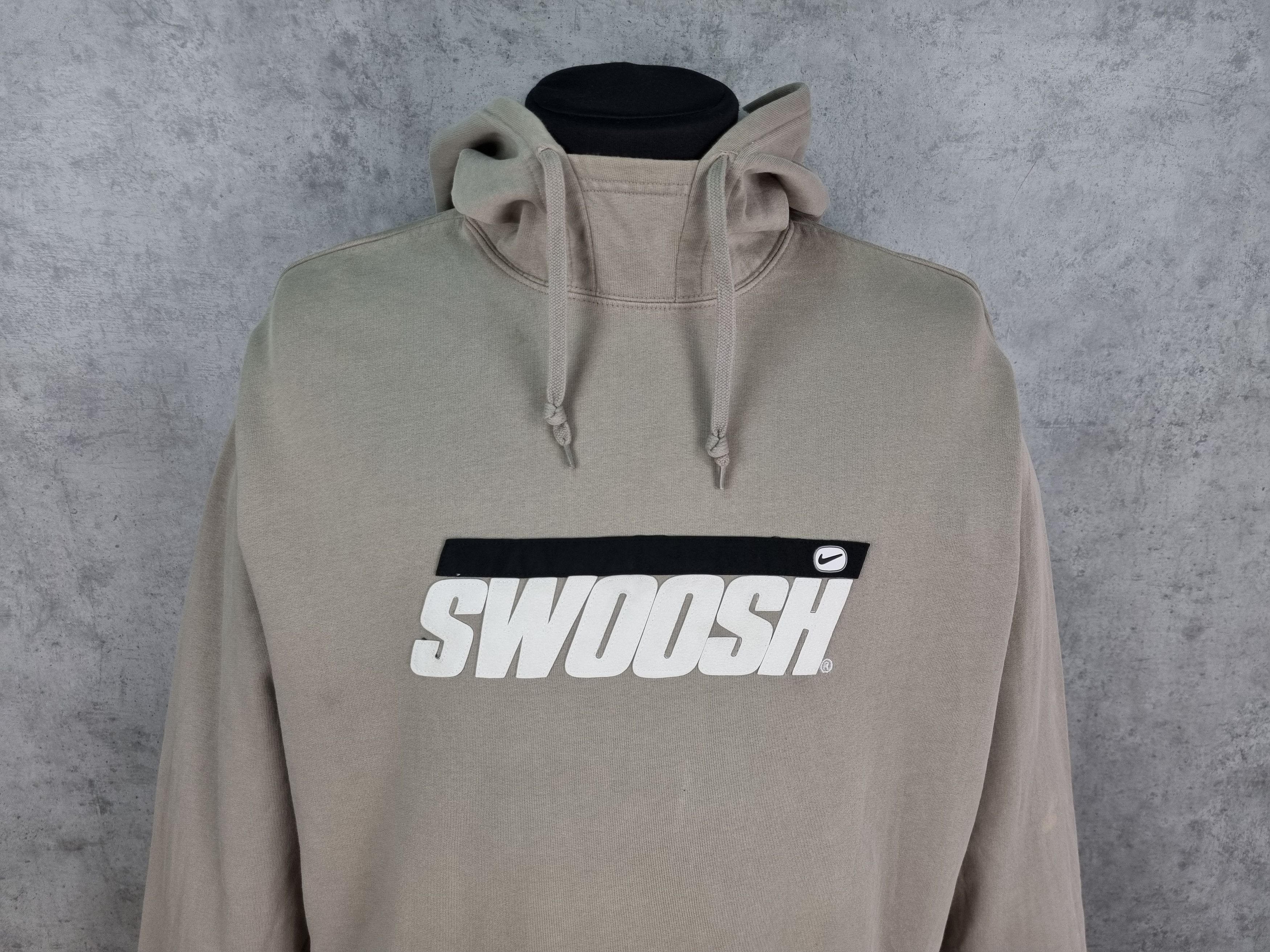 Nike × Vintage Nike Swoosh Spellout Big Logo Hoodie Size US XL / EU 56 / 4 - 2 Thumbnail