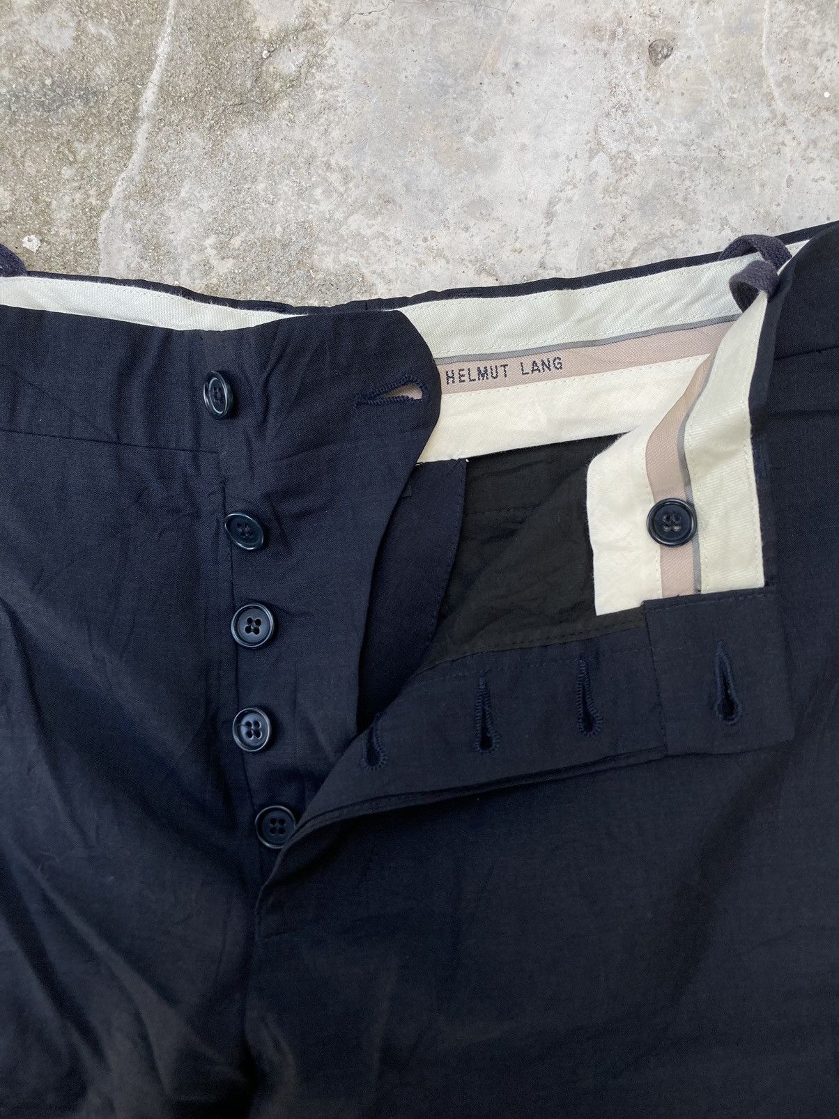Helmut Lang Helmut Lang Navy Blue Trousers Pants Size US 30 / EU 46 - 5 Thumbnail